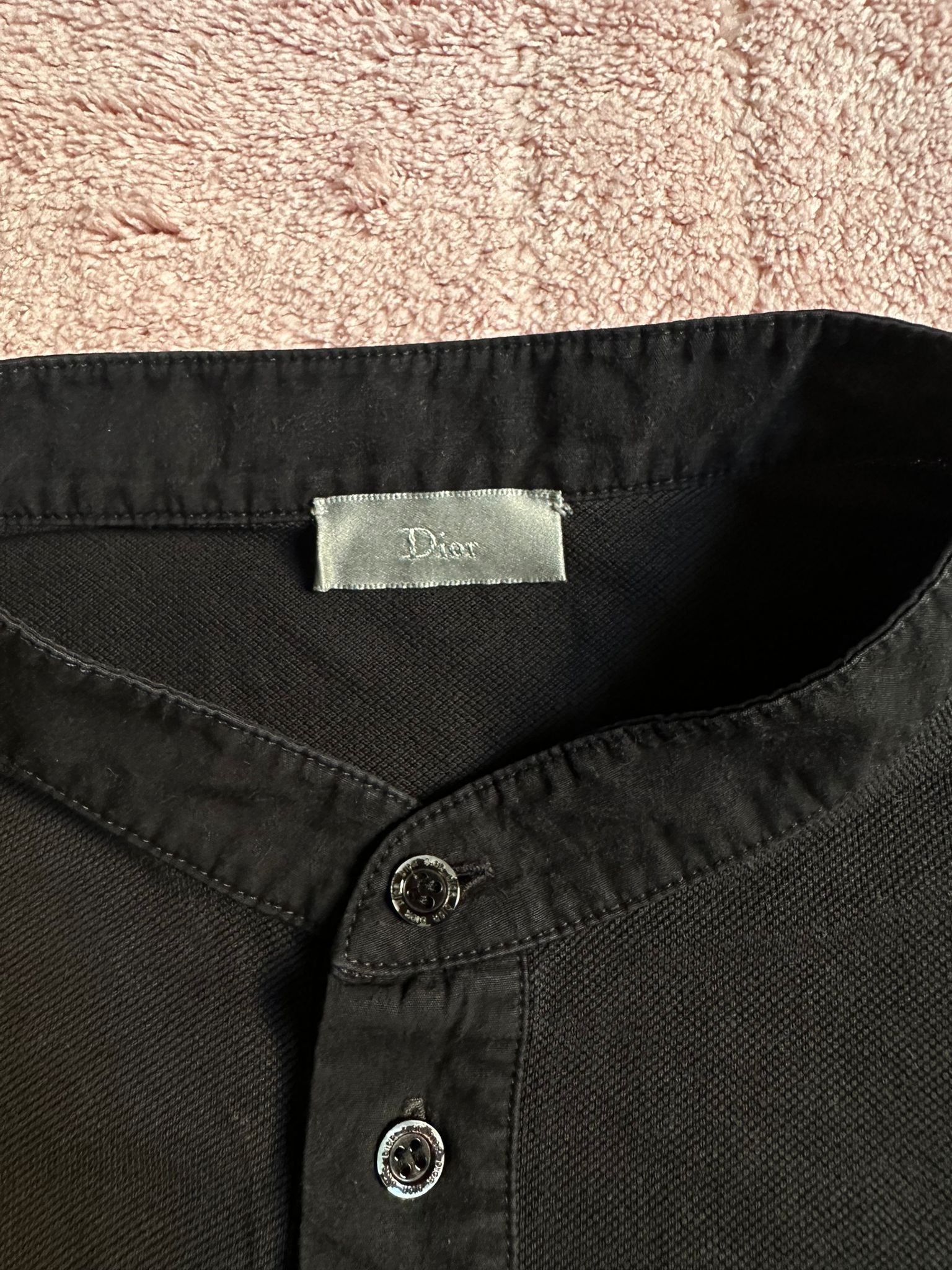 Dior Black Polo Longsleeve Size US L / EU 52-54 / 3 - 3 Thumbnail