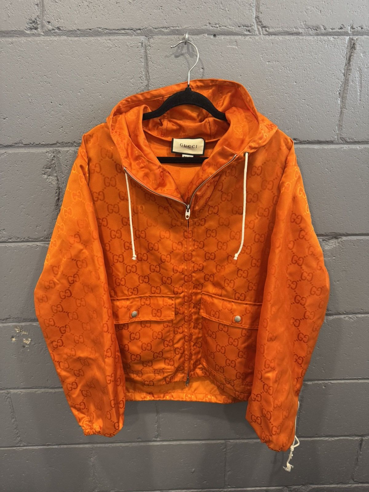 Gucci Gucci Off The Grid GG - Hooded Jacket size 43 Size US S / EU 44-46 / 1 - 1 Thumbnail