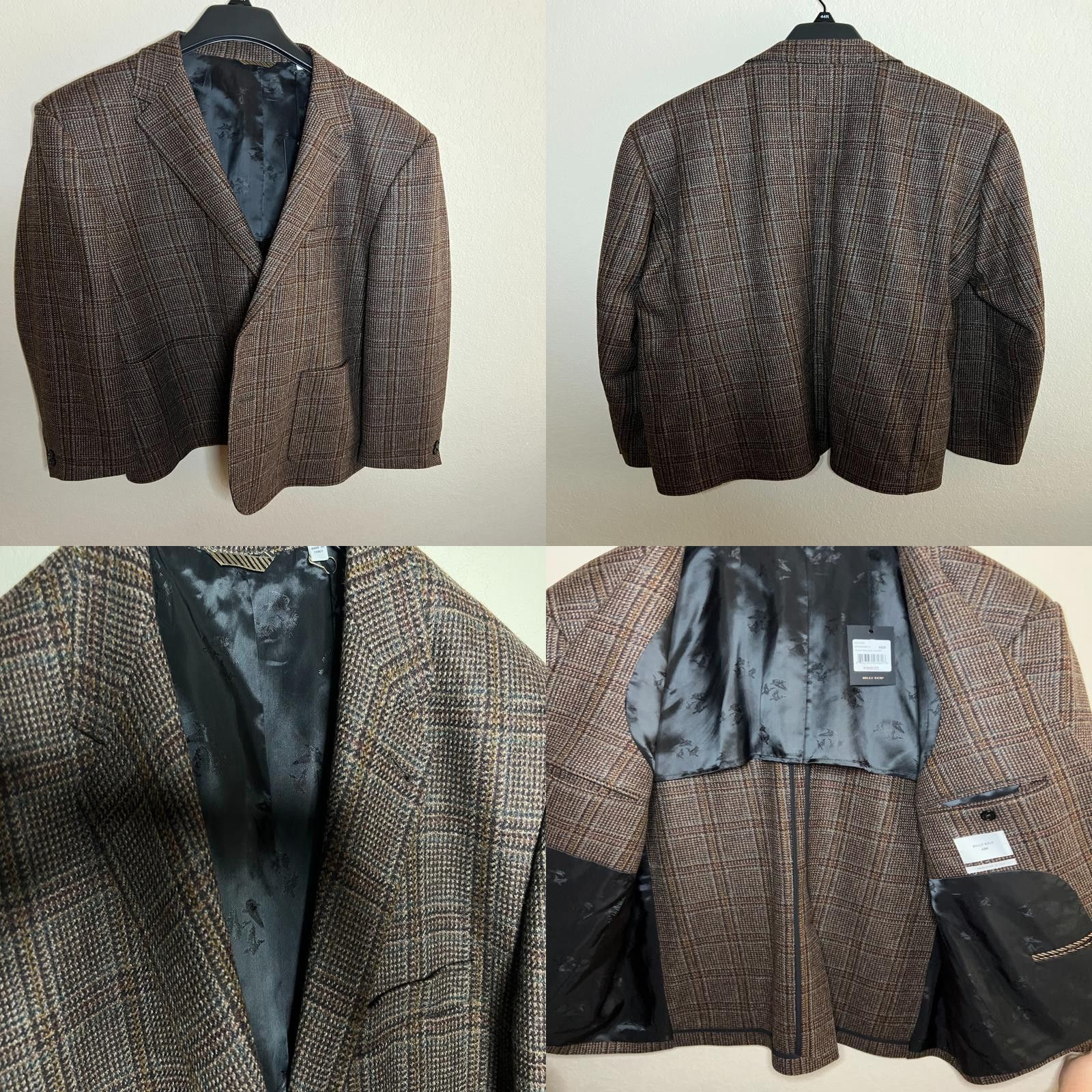 Billy Reid Billy Reid Walton Plaid Jacket – 48R – Italian Wool – NWT Size US XL / EU 56 / 4 - 12 Thumbnail