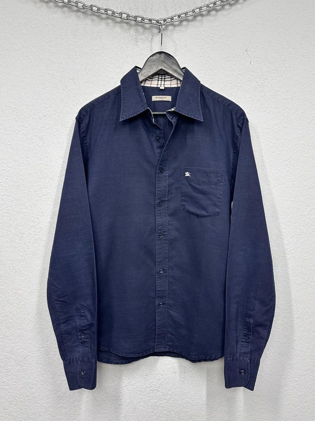 Burberry Wow 😻SHIRT BURBERRY VINTAGE LONG SLEEVE Y2K DOLCE SYTLE Size US L / EU 52-54 / 3 - 2 Thumbnail