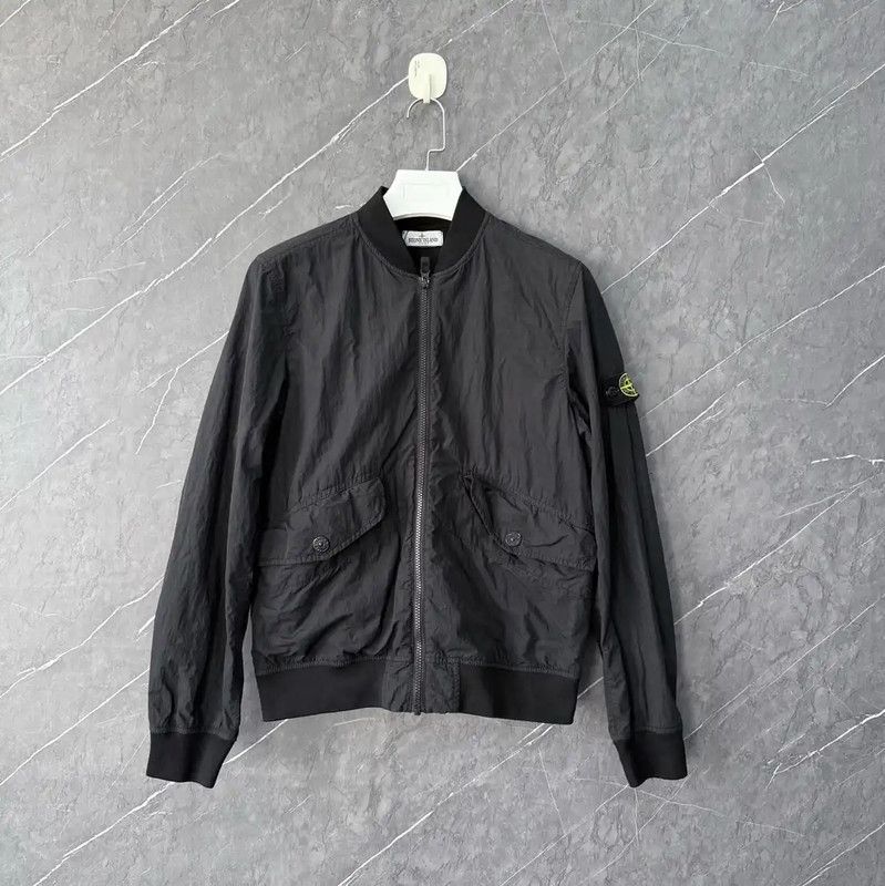 Stone Island Stone Island Black Cotton Men's Jacket 0089 Size US M / EU 48-50 / 2 - 1 Thumbnail