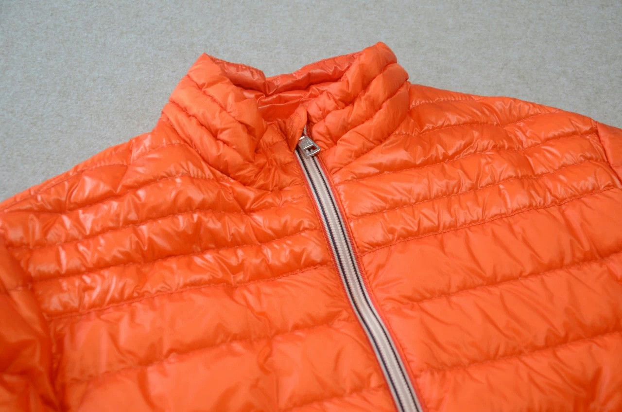 Moncler Moncler orange lightweight down logo S unisex jacket Size US S / EU 44-46 / 1 - 2 Thumbnail