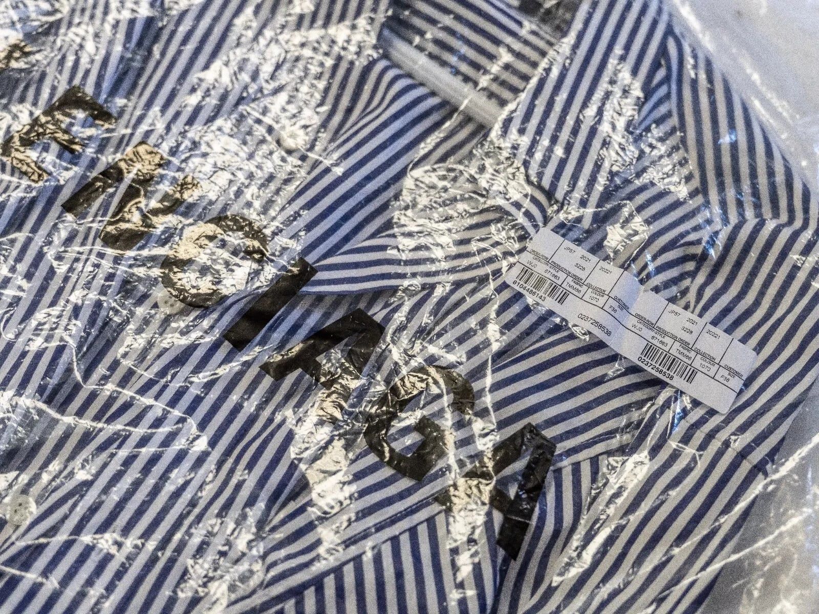 Balenciaga Balenciaga Blue Asymmetrical Twisted Poplin Boyfriend Shirt Size XS / US 0-2 / IT 36-38 - 8 Thumbnail