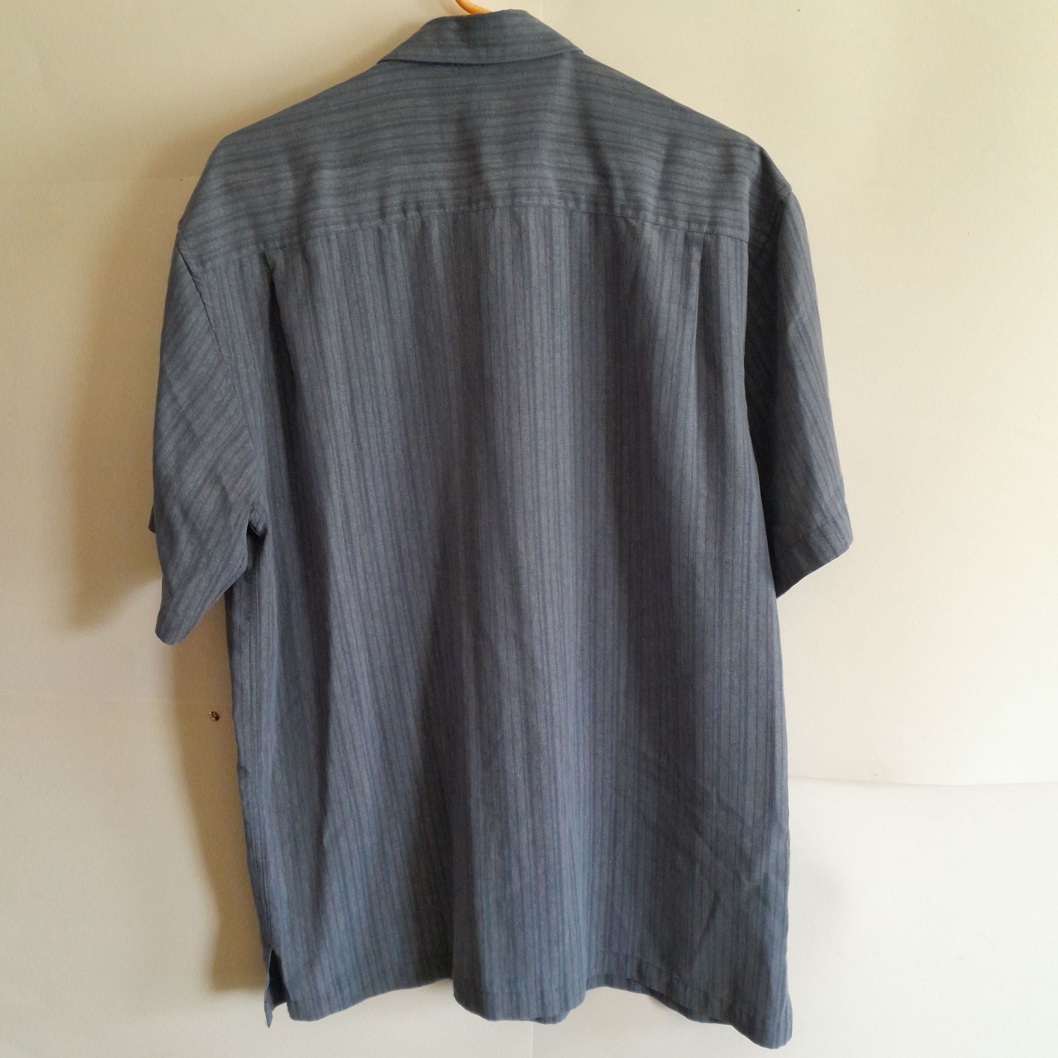 Other Hobie Men's Grey Button Up Shirt Short Sleeve Size US M / EU 48-50 / 2 - 2 Thumbnail