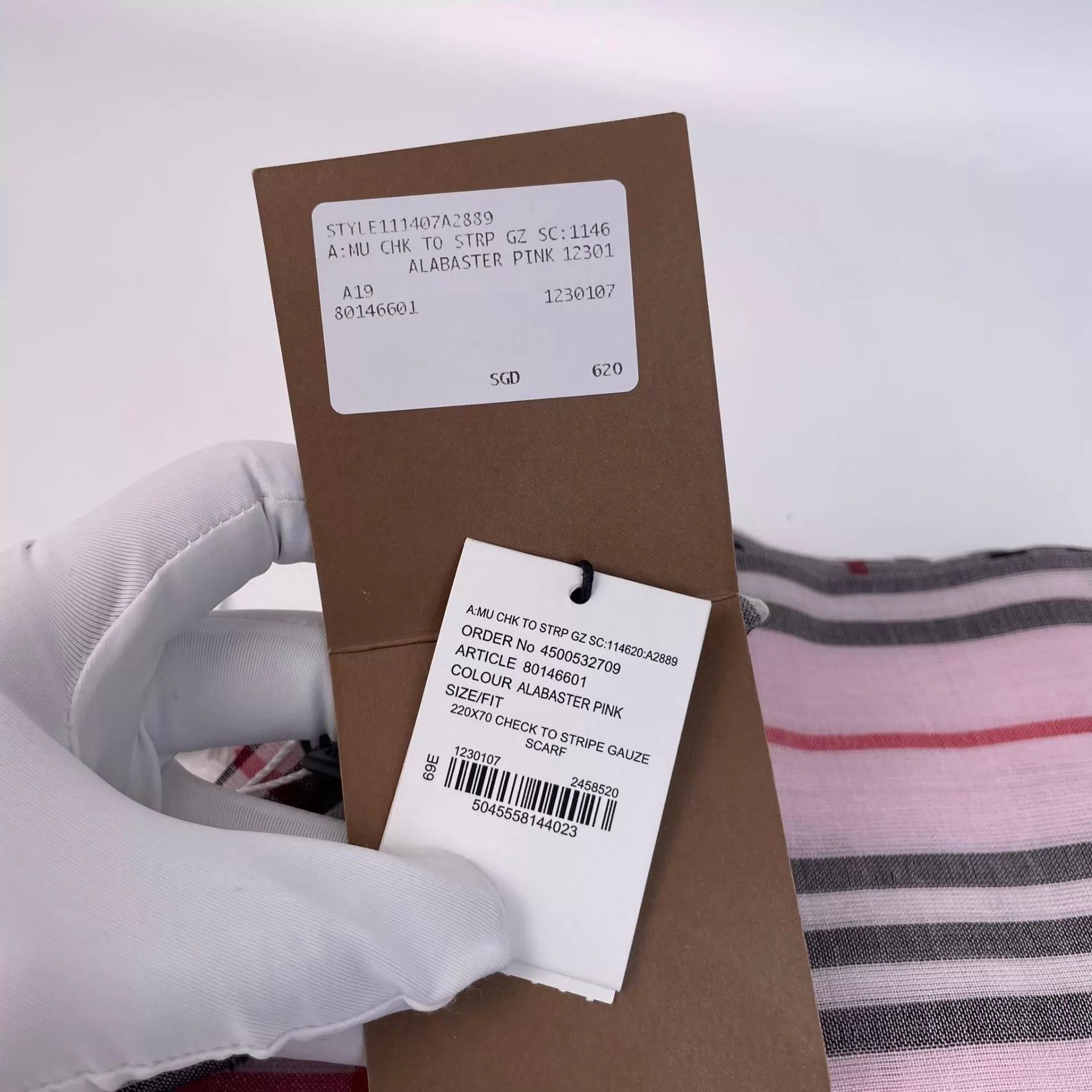 Burberry Burberry 220×70 Scarf New With Tags Size ONE SIZE - 3 Thumbnail