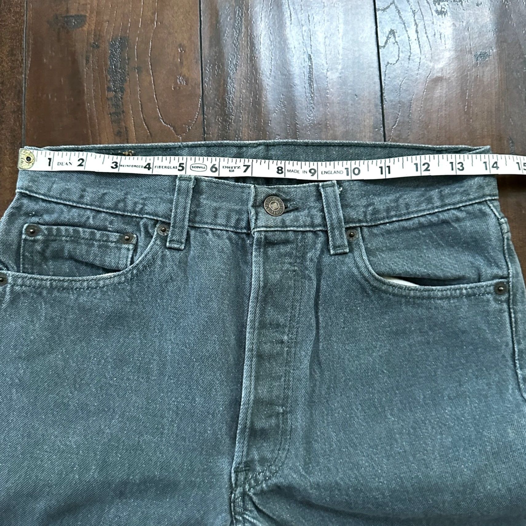 Levi's VINTAGE Levi's 501 Jeans 29x32 Straight Blue Light Wash 90s Mens Size US 29 - 7 Thumbnail
