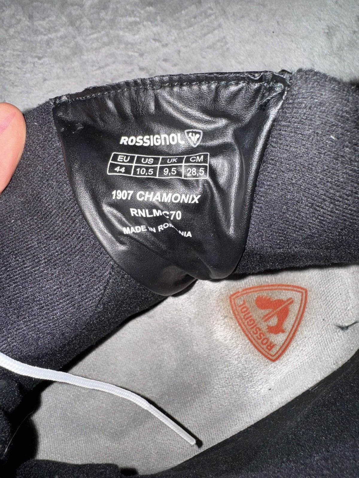 Rossignol Rossignol 1907 Chamonix Black Leather Alpine Hiking Boots Size US 10.5 / EU 43-44 - 3 Thumbnail