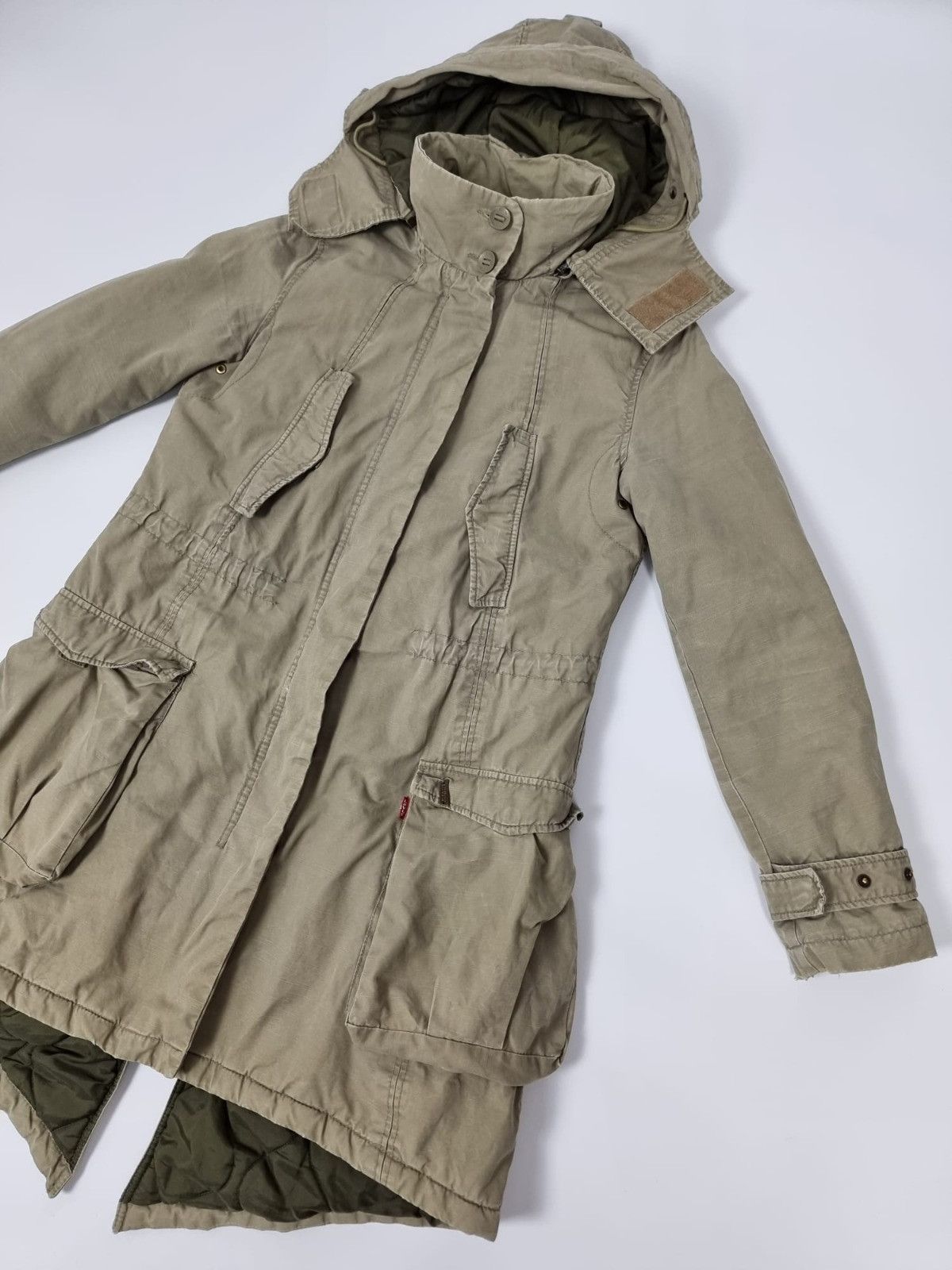Levi's vintage Levi's Proto Punk hooded heavy long jacket S Size US S / EU 44-46 / 1 - 14 Thumbnail
