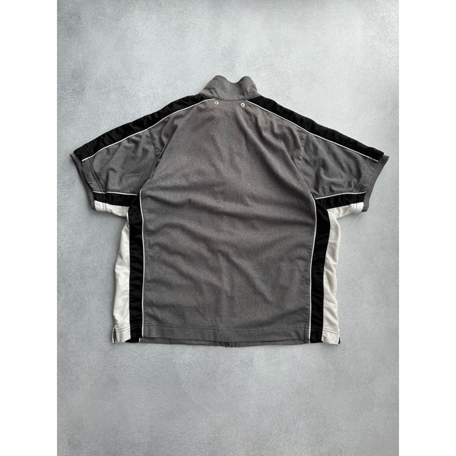Adidas VTG Adidas Zip Overshirt Tee Size US S / EU 44-46 / 1 - 7 Thumbnail