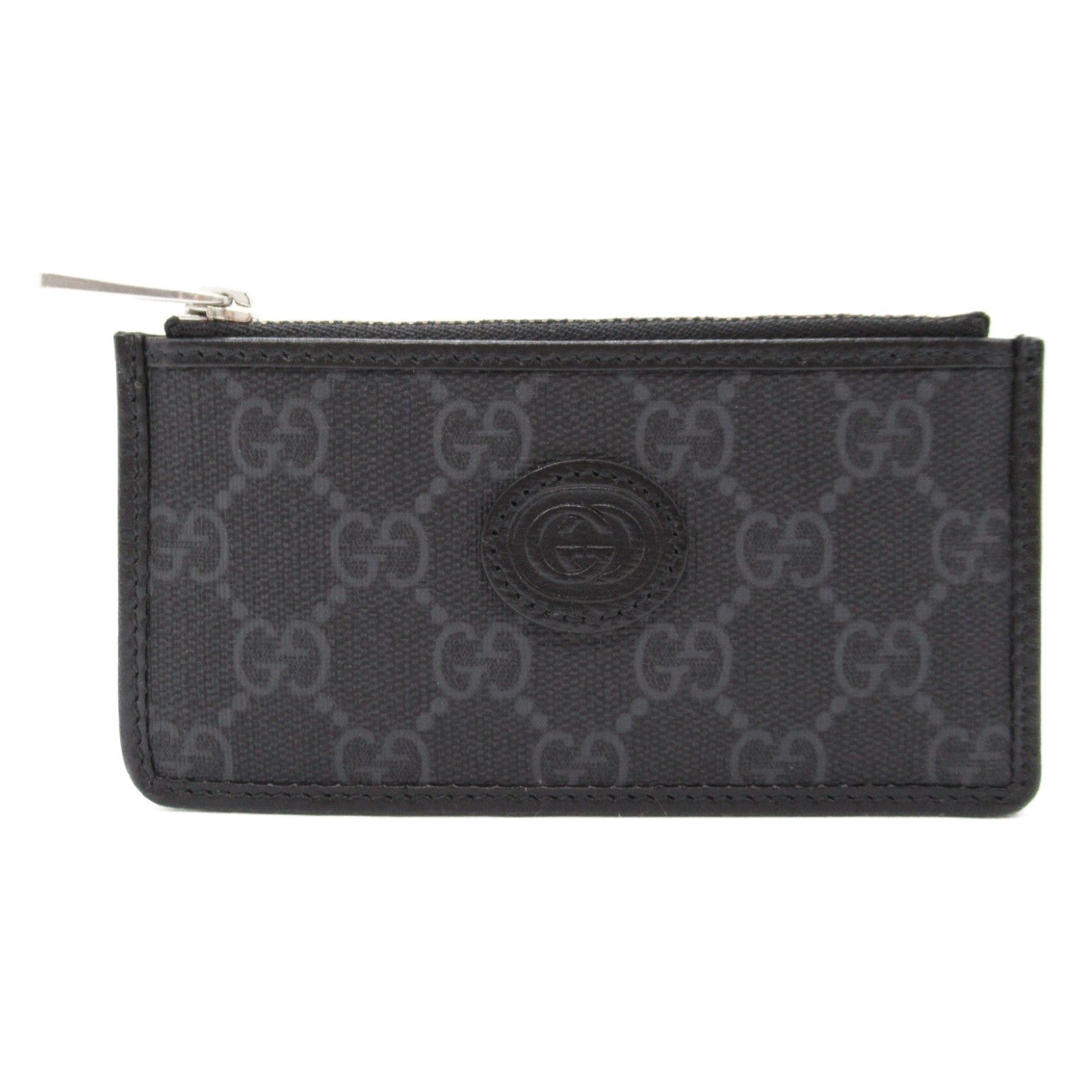 Gucci Gucci Coin Case Included Card Leather Gg Supreme Canvas Black Size ONE SIZE - 1 Thumbnail
