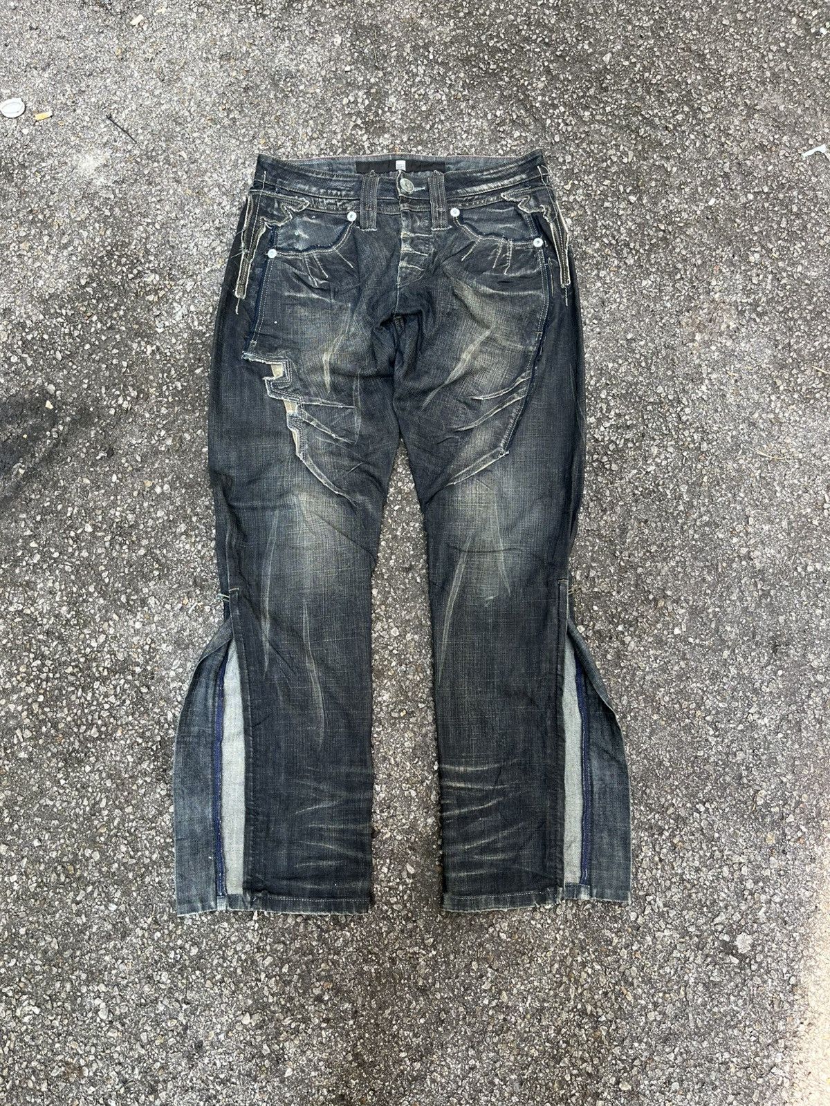 Marithe + Francois Girbaud Vintage Y2K Marithe Francois Girbaud MFG Jeans Size US 32 / EU 48 - 1 Thumbnail
