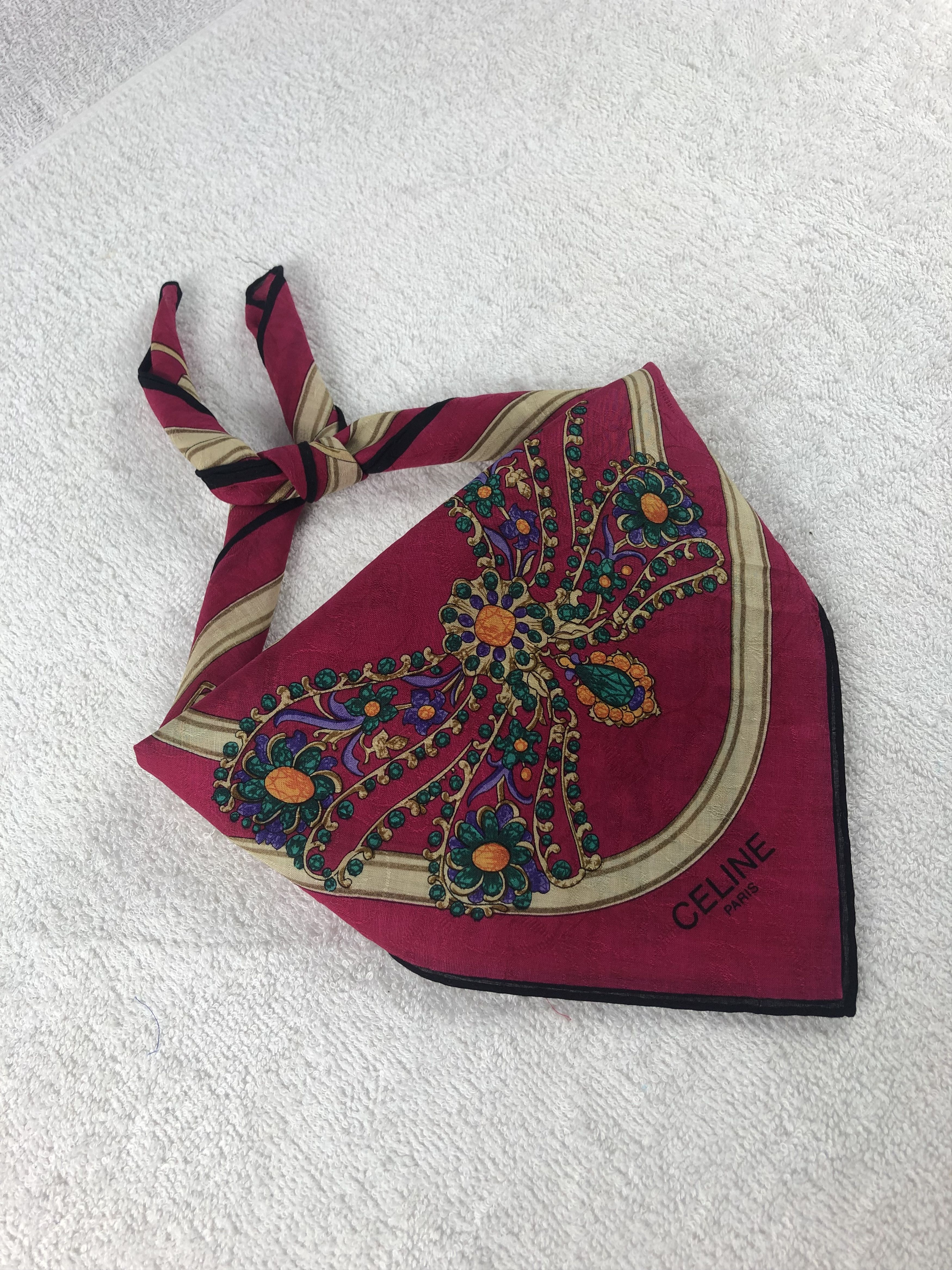 Celine Celine Handkerchief / Bandana / Neckerchief Size ONE SIZE - 2 Thumbnail