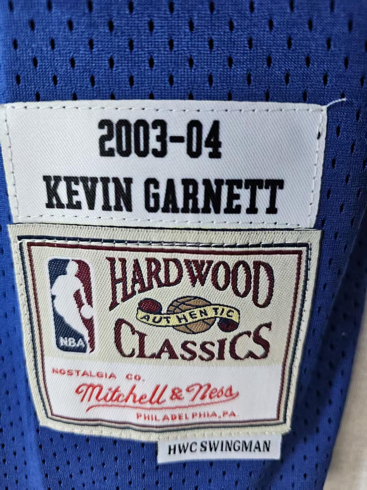 NBA Timberwolves #21 Garnett Jersey Blue Size US XL / EU 56 / 4 - 5 Thumbnail