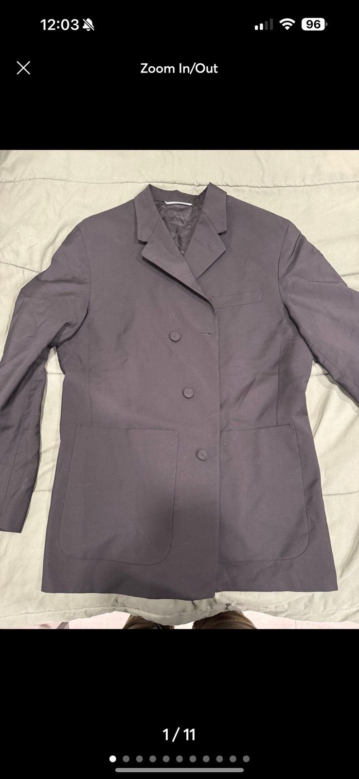 Dior Dior Workwear men jacket wool blazer Size 40R - 1 Thumbnail