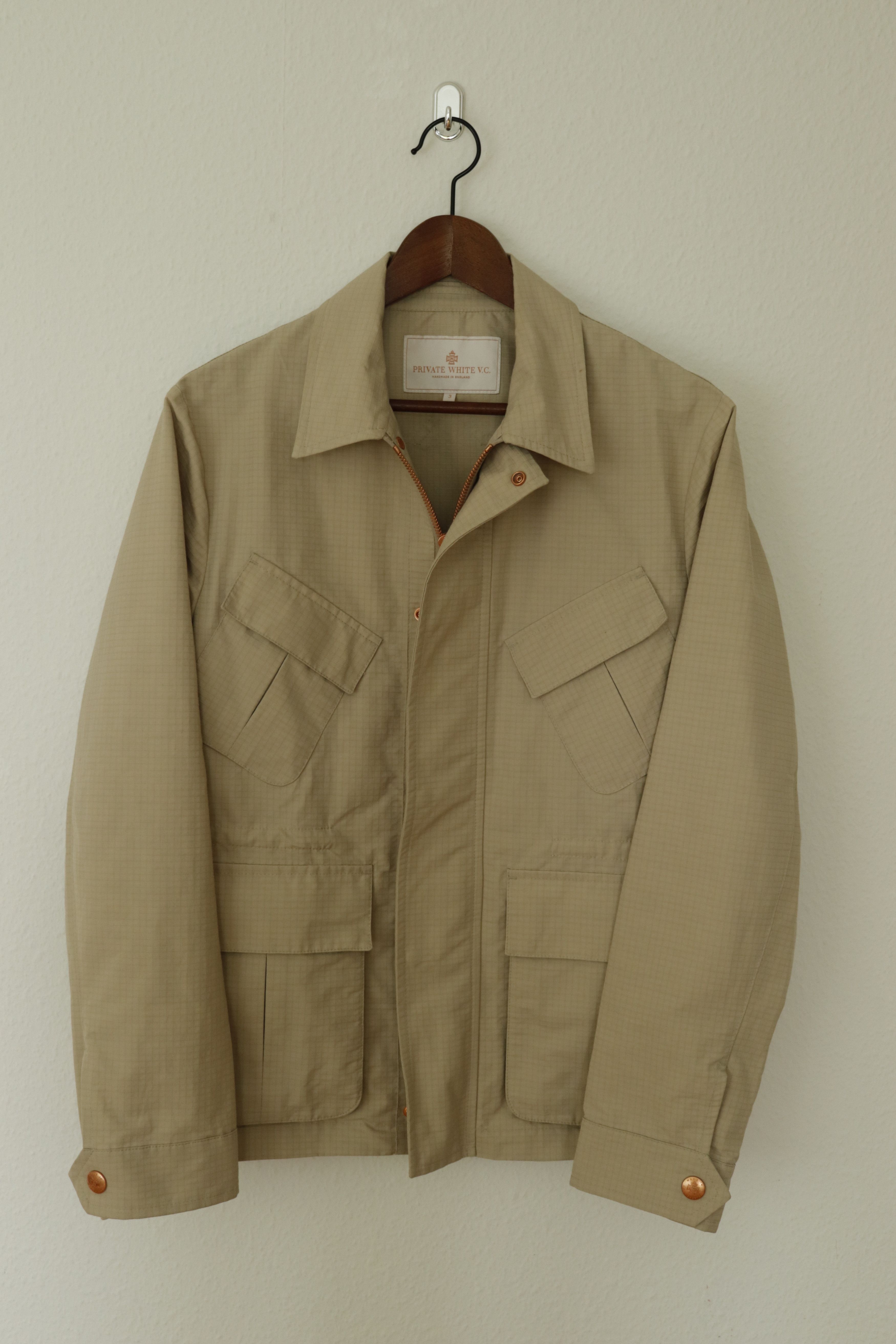 Private White V.C. Fitzrovia Ripstop Field Jacket Size US S / EU 44-46 / 1 - 1 Thumbnail