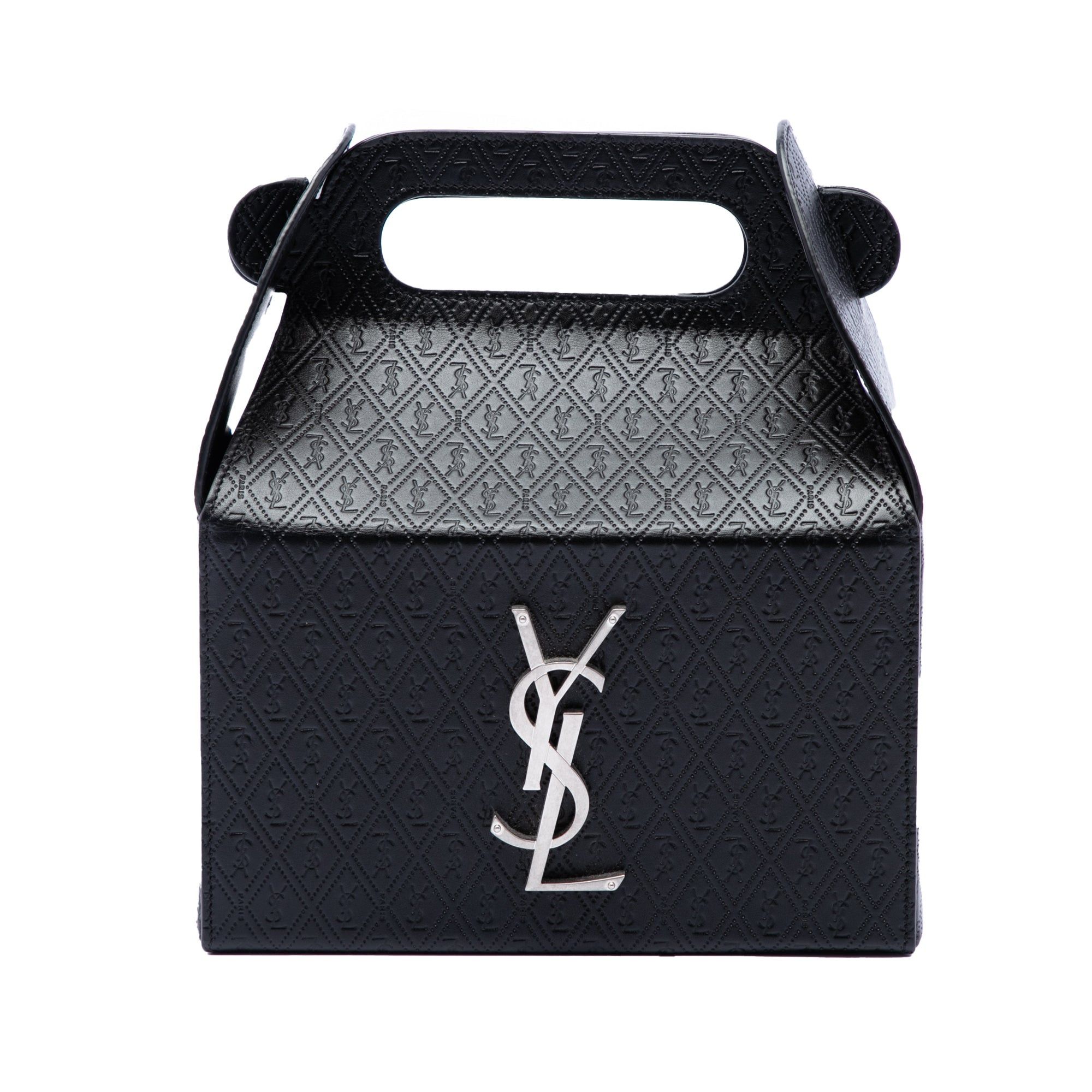 Saint Laurent Paris Leather Take Away Box Handbag Size ONE SIZE - 1 Thumbnail