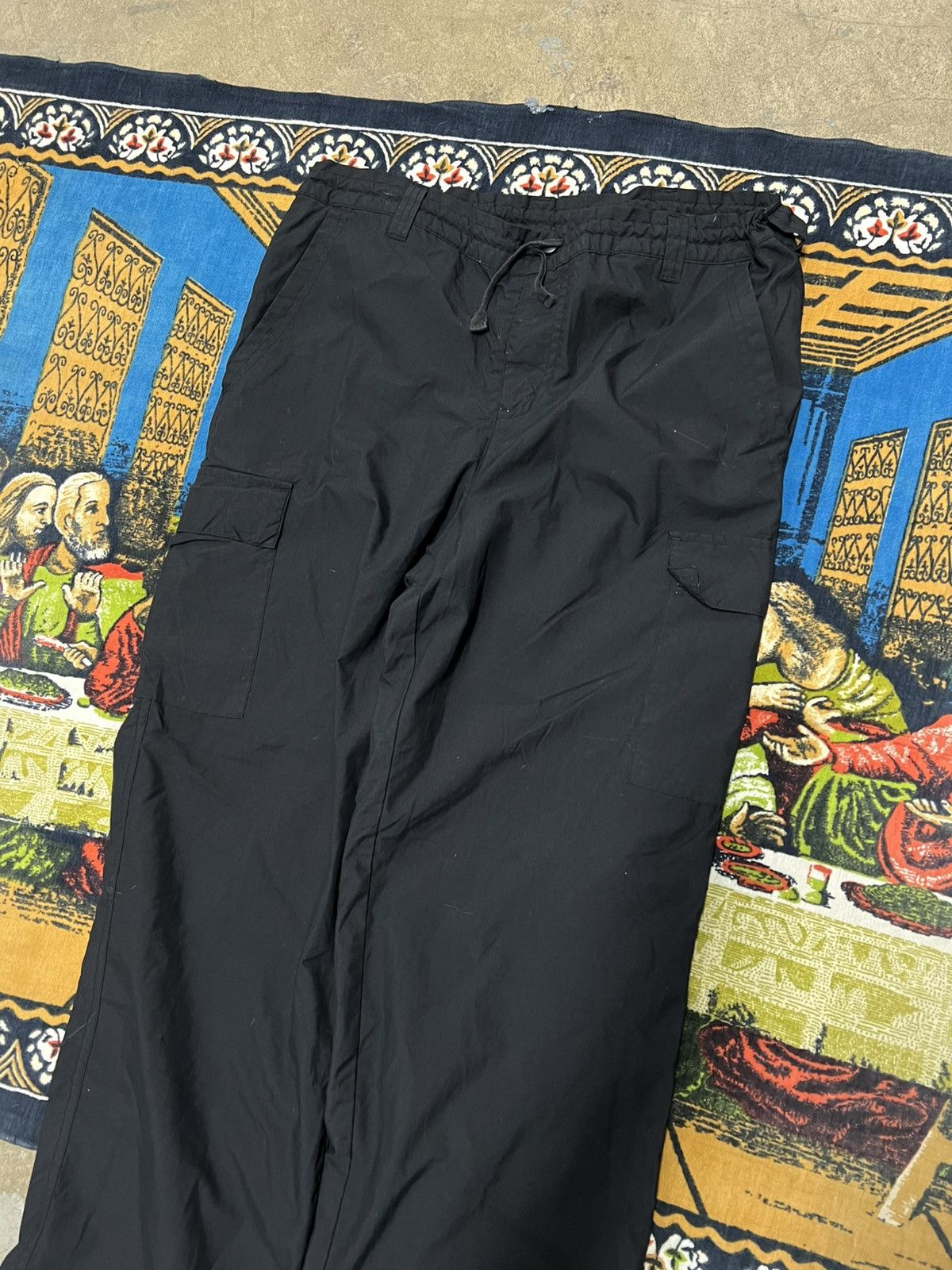 Nike Black Nike track pants cargo size small baggy y2k skater Size US 32 / EU 48 - 3 Thumbnail
