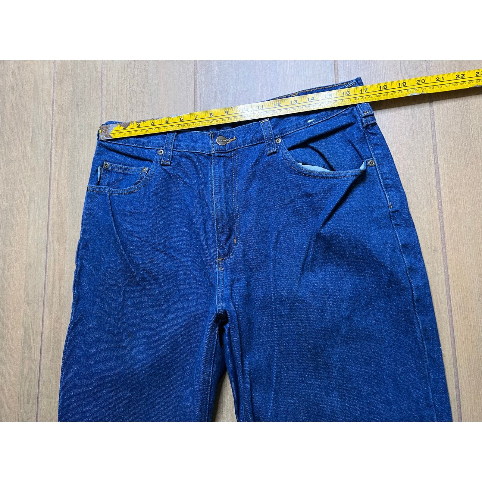 Carhartt Carhartt Jeans Mens 34x34 Blue Denim Utility Work Pants Y2K Size US 34 / EU 50 - 7 Thumbnail
