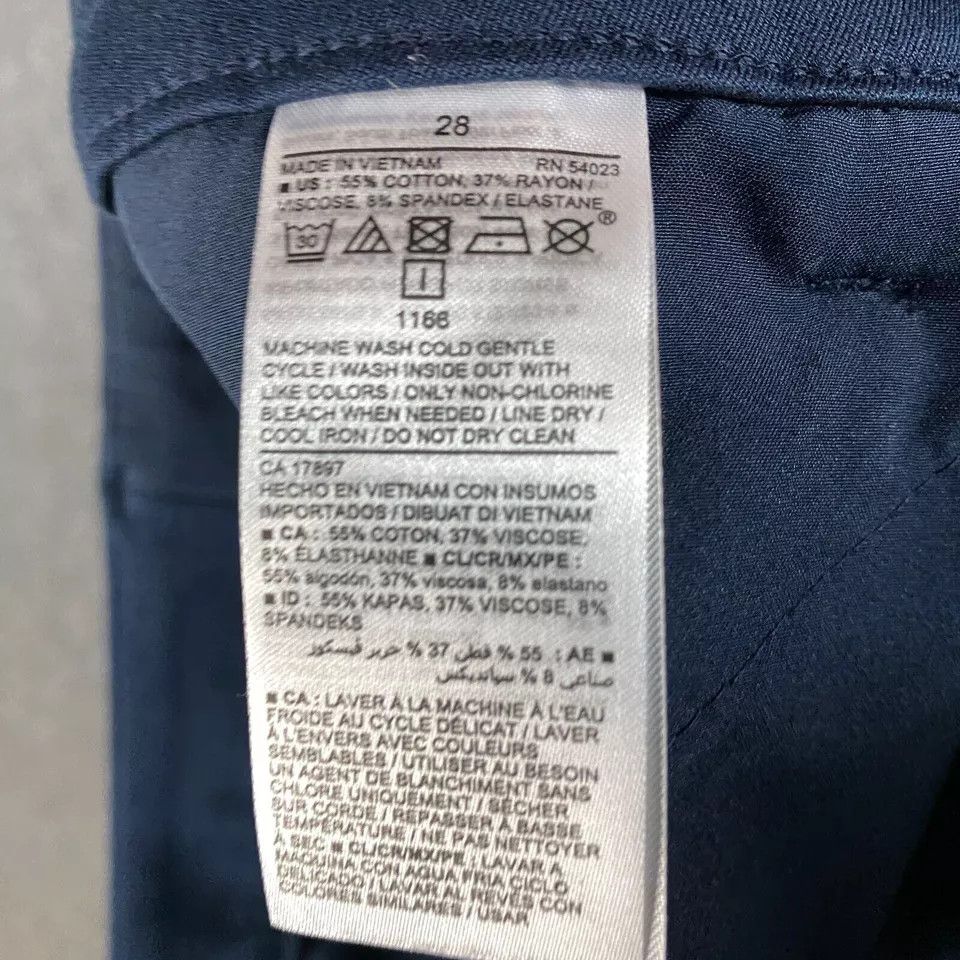 Old Navy Old Navy Pixie High Rise Pants Women's 28 NWD Navy Blue Size 28" / US 6 / IT 42 - 9 Thumbnail
