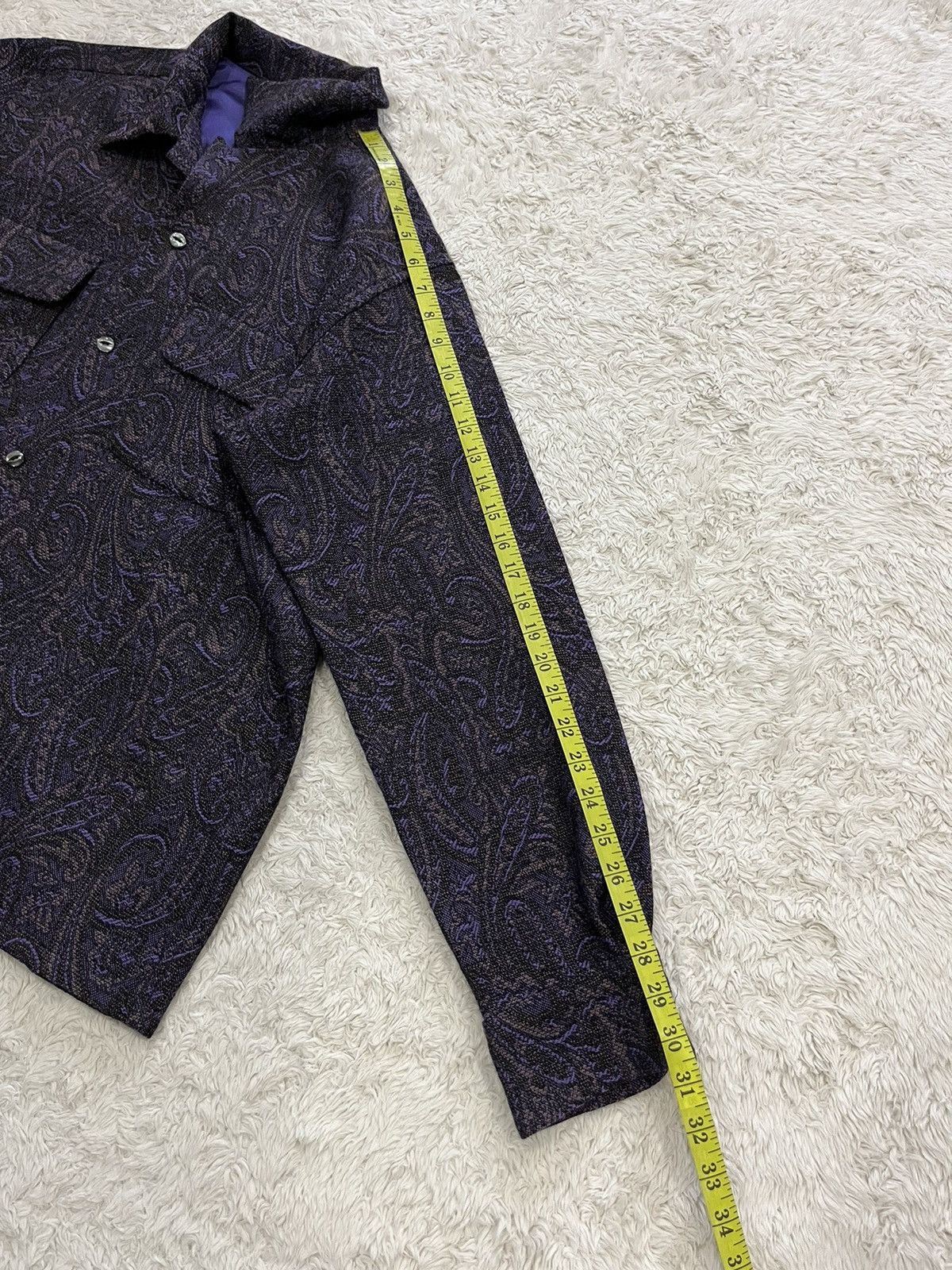 Needles needles classic shirt wool paisley JQ Size US M / EU 48-50 / 2 - 10 Thumbnail