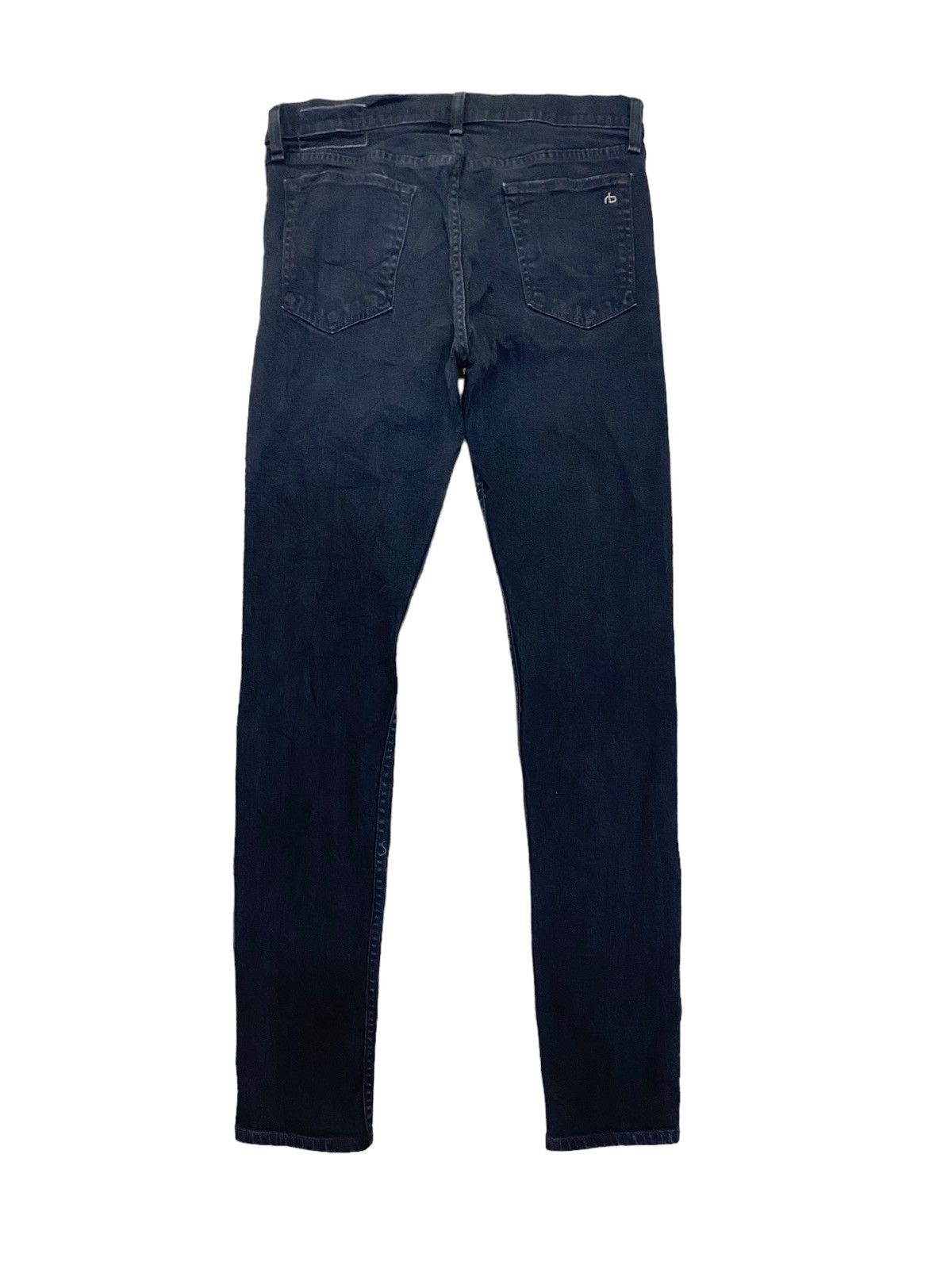 Hysteric Glamour 💥Vintage Rag & Bone Super Black Skinny Pant Size US 32 / EU 48 - 3 Thumbnail