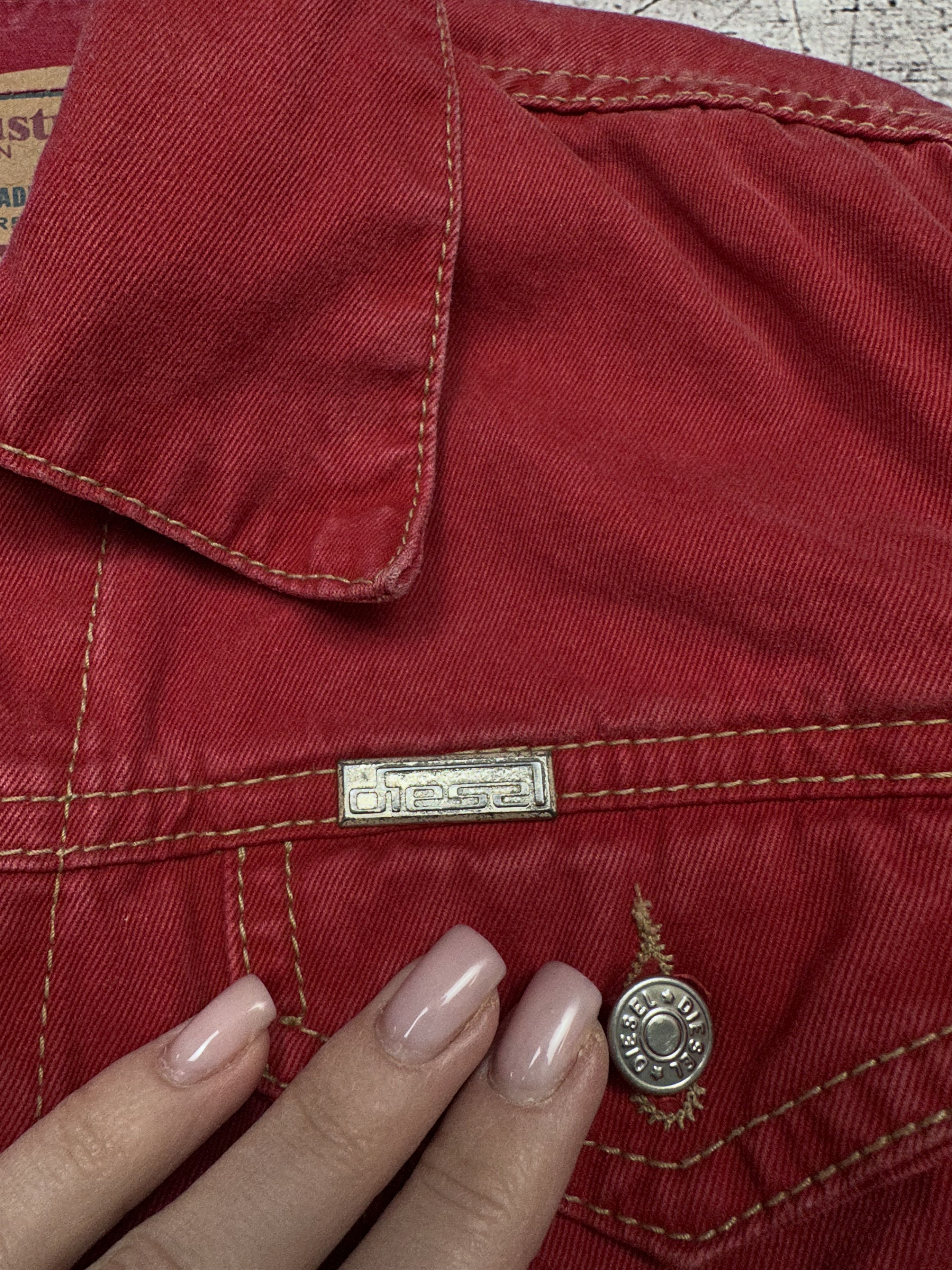 Diesel × Vintage Diesel 90s Vintage Womens Denim Jacket Size L / US 10 / IT 46 - 3 Thumbnail