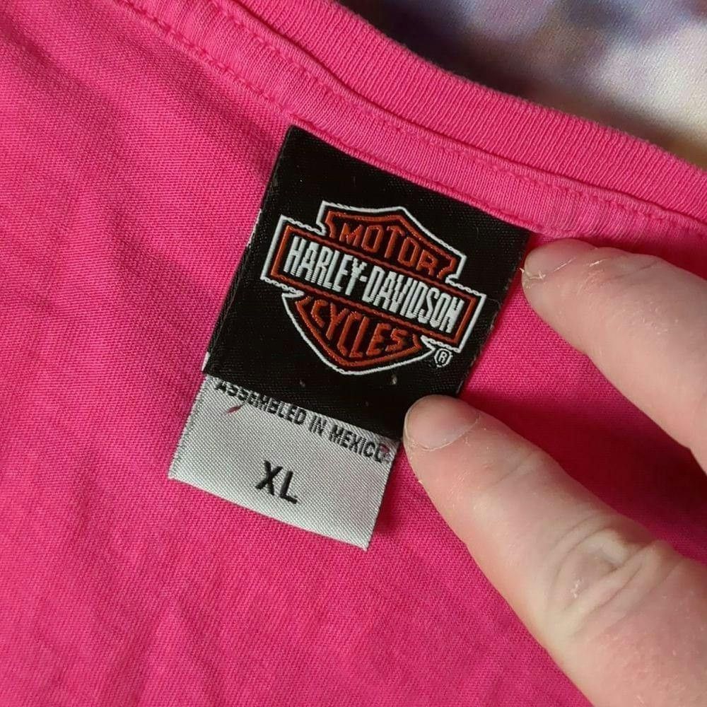Harley Davidson Harley-davidson pink slim fit tee size XL Size XL / US 12-14 / IT 48-50 - 3 Thumbnail