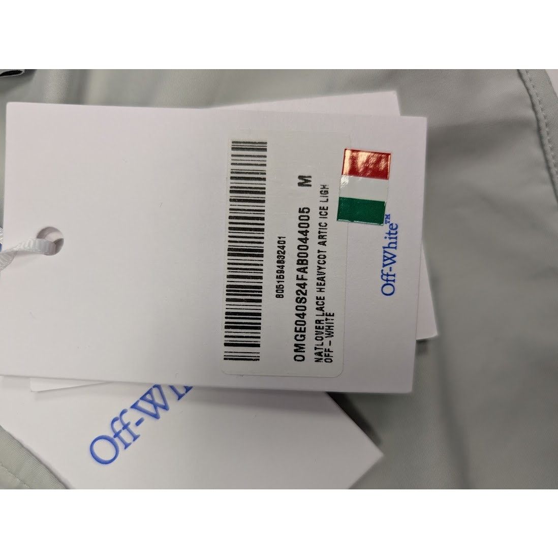 Off-White o1rshd1 Natlover Lace Heavycot Artic Button up Shirt Size US M / EU 48-50 / 2 - 15 Thumbnail