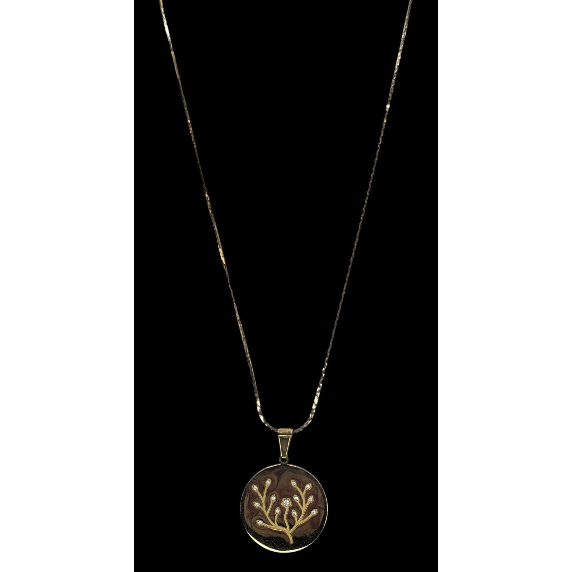 Other Steeltime Tree Of Life Pendant Stainless Steel Pendant Neckl Size ONE SIZE - 2 Thumbnail