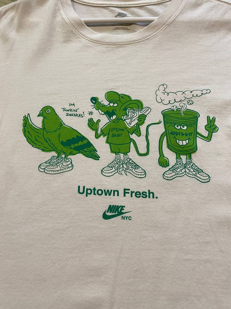Nike Y2K Nike T-shirt big print Vintage streetwear Size US S / EU 44-46 / 1 - 6 Thumbnail