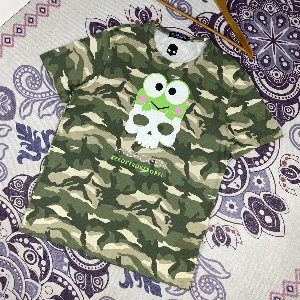 HYDROGEN Rare🔥Hydrogen Camo Shirt Big Logo Spell Out Size US L / EU 52-54 / 3 - 3 Thumbnail