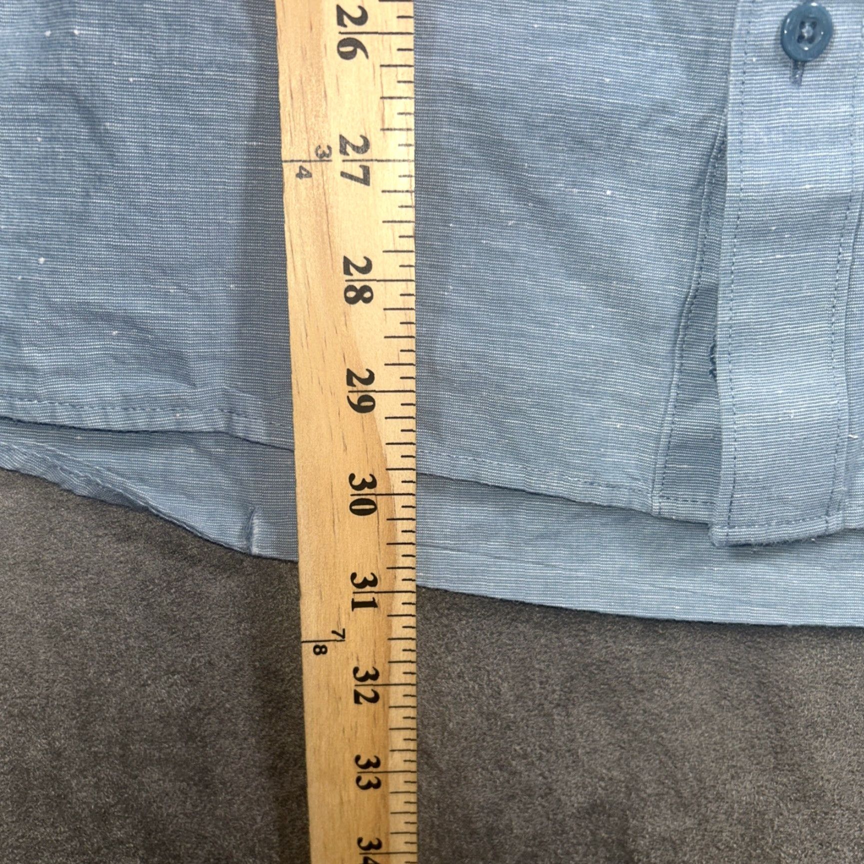 TravisMathew Travis Mathew Shirt Mens 2XL Blue Button Up Casual Long Sleeve Pockets Size US XXL / EU 58 / 5 - 7 Thumbnail