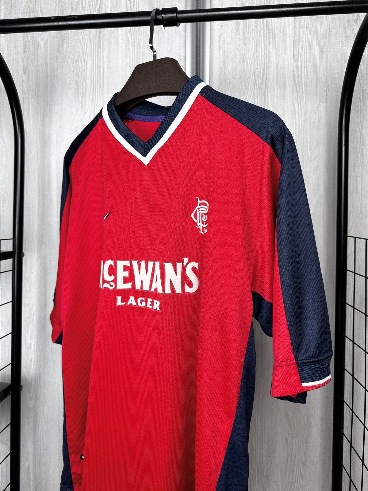 Nike Nike Glasgow Rangers FC 1998/1999 Away Shirt Soccer Jersey Size US XXL / EU 58 / 5 - 7 Thumbnail