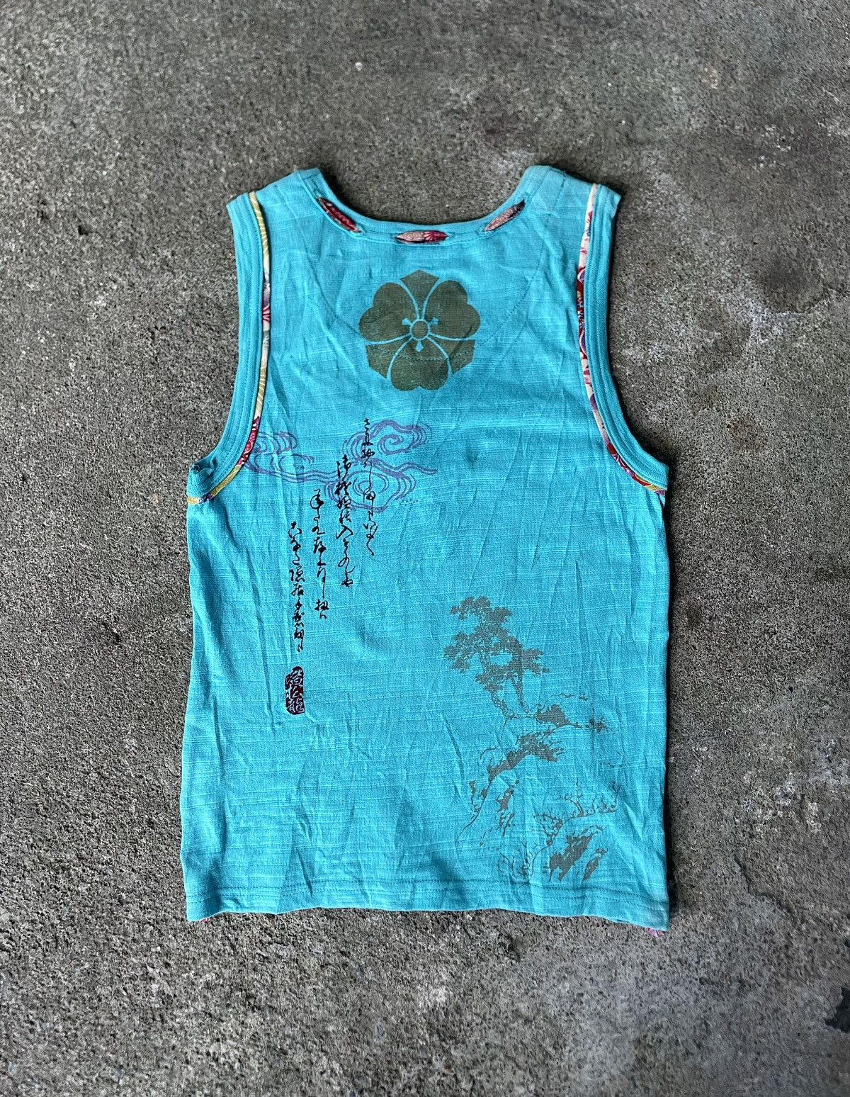 Japanese Brand Y2K Japanese Brand Traditional Sukajan Tanktop Art Tiger Size US S / EU 44-46 / 1 - 2 Thumbnail