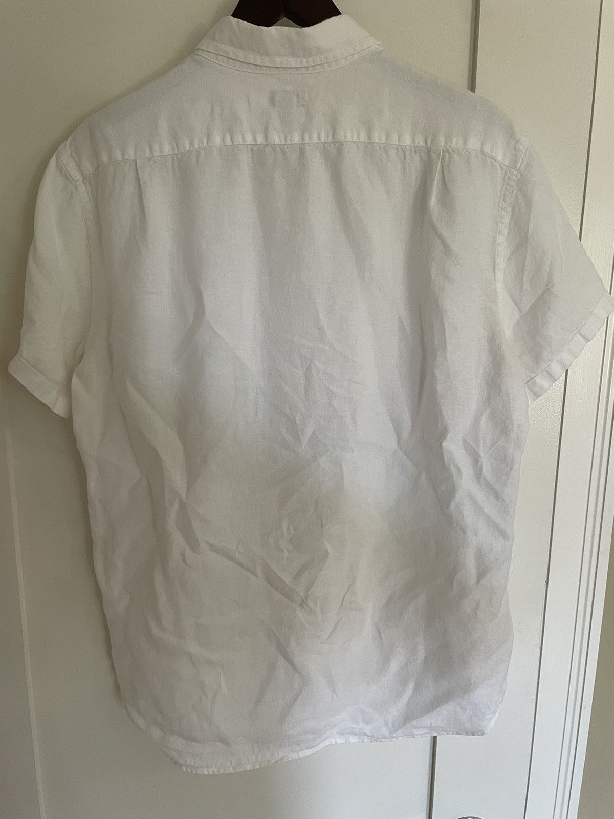 J.Crew J.Crew Linen Button Down Short Sleeve Shirt Size US L / EU 52-54 / 3 - 4 Thumbnail