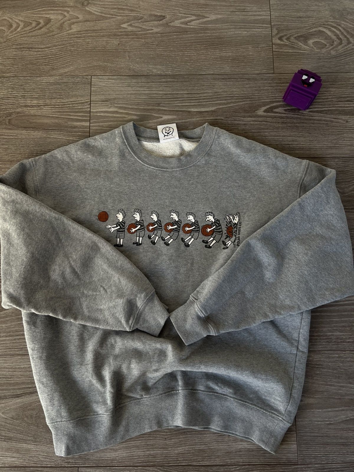 Polar Skate Co. Polar Skate Co. Archival Crew Neck SK8 Style Gray Sweatshirt Size US S / EU 44-46 / 1 - 14 Thumbnail