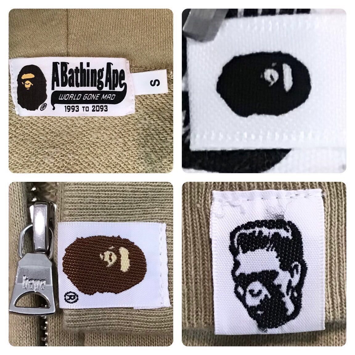 Bape BAPE WGM Shark full zip hoodie beige a bathing ape Size US S / EU 44-46 / 1 - 7 Thumbnail