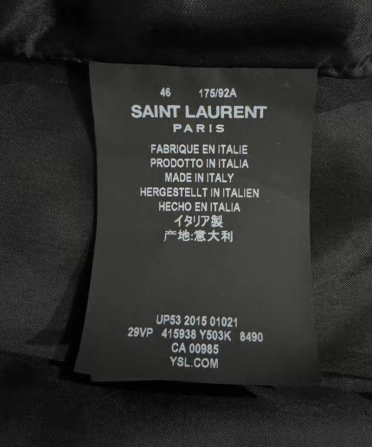 Saint Laurent Paris Saint Laurent SLP 16SS runway style T-Rex jacket Size US S / EU 44-46 / 1 - 4 Thumbnail