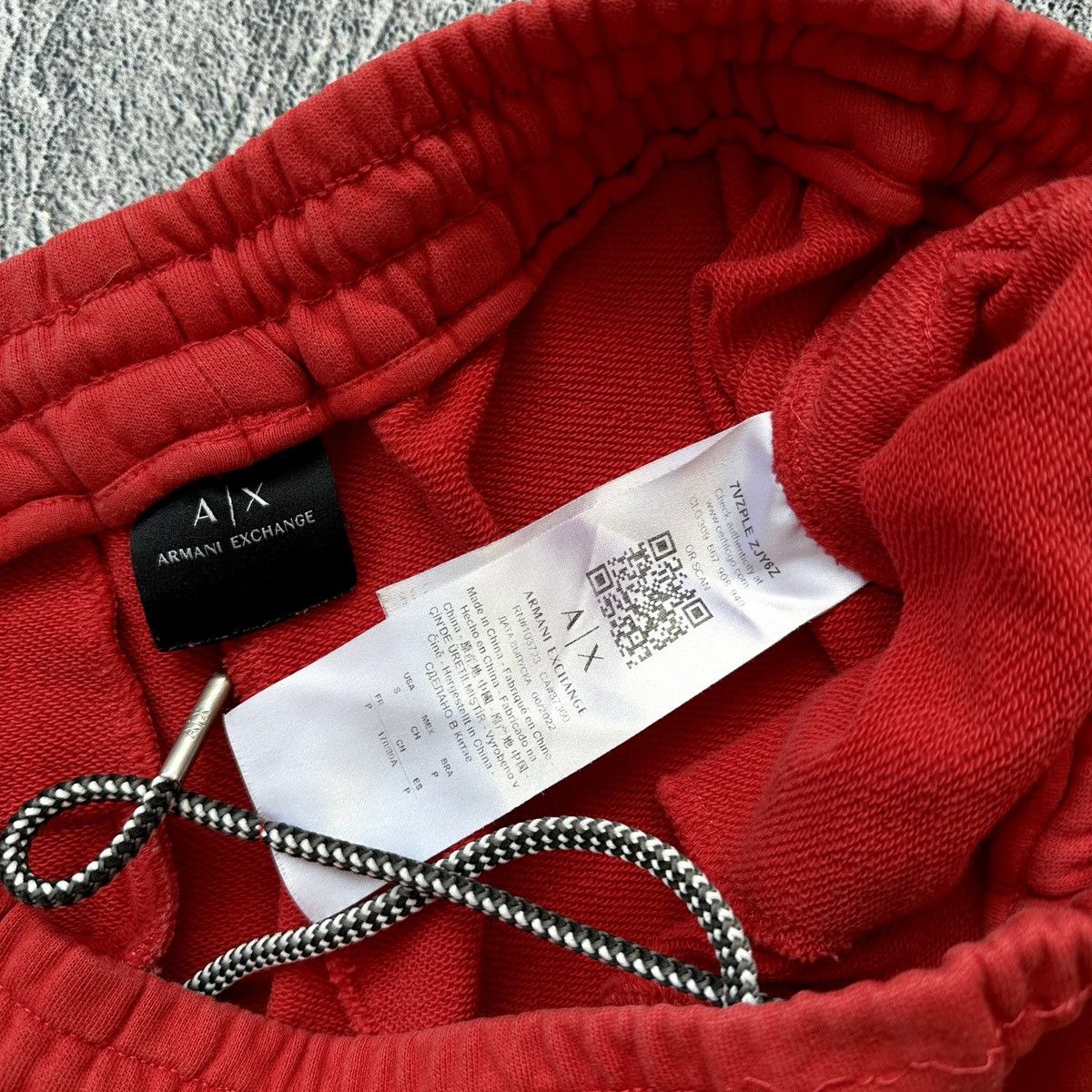 Armani Exchange Mens Sweatpants Armani Exchange Red Size: S Size US 30 / EU 46 - 7 Thumbnail