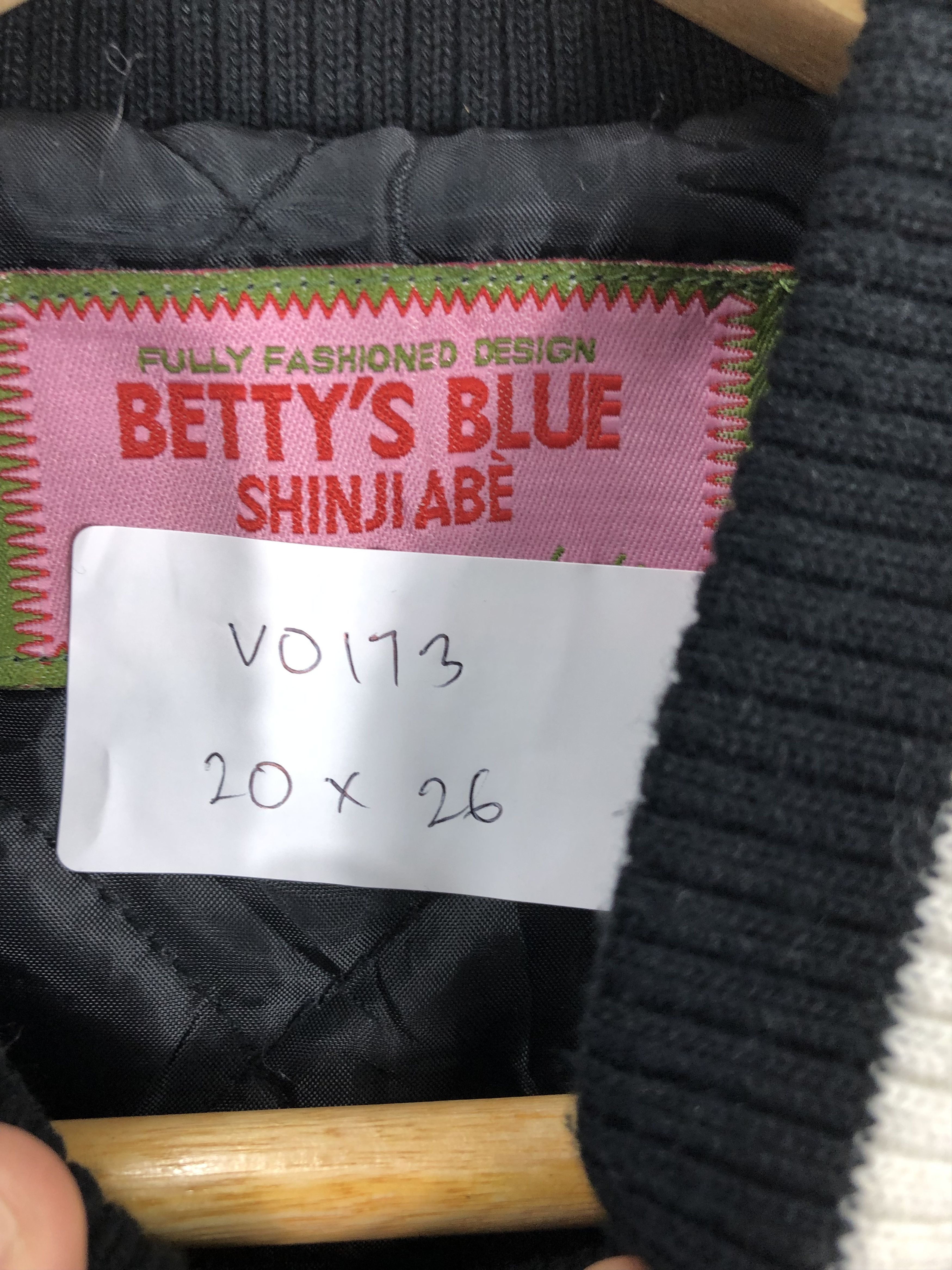 Japanese Brand Vintage Betty's Blue Shinji Abe Varsity Jacket Leather V0173 Size US M / EU 48-50 / 2 - 11 Thumbnail