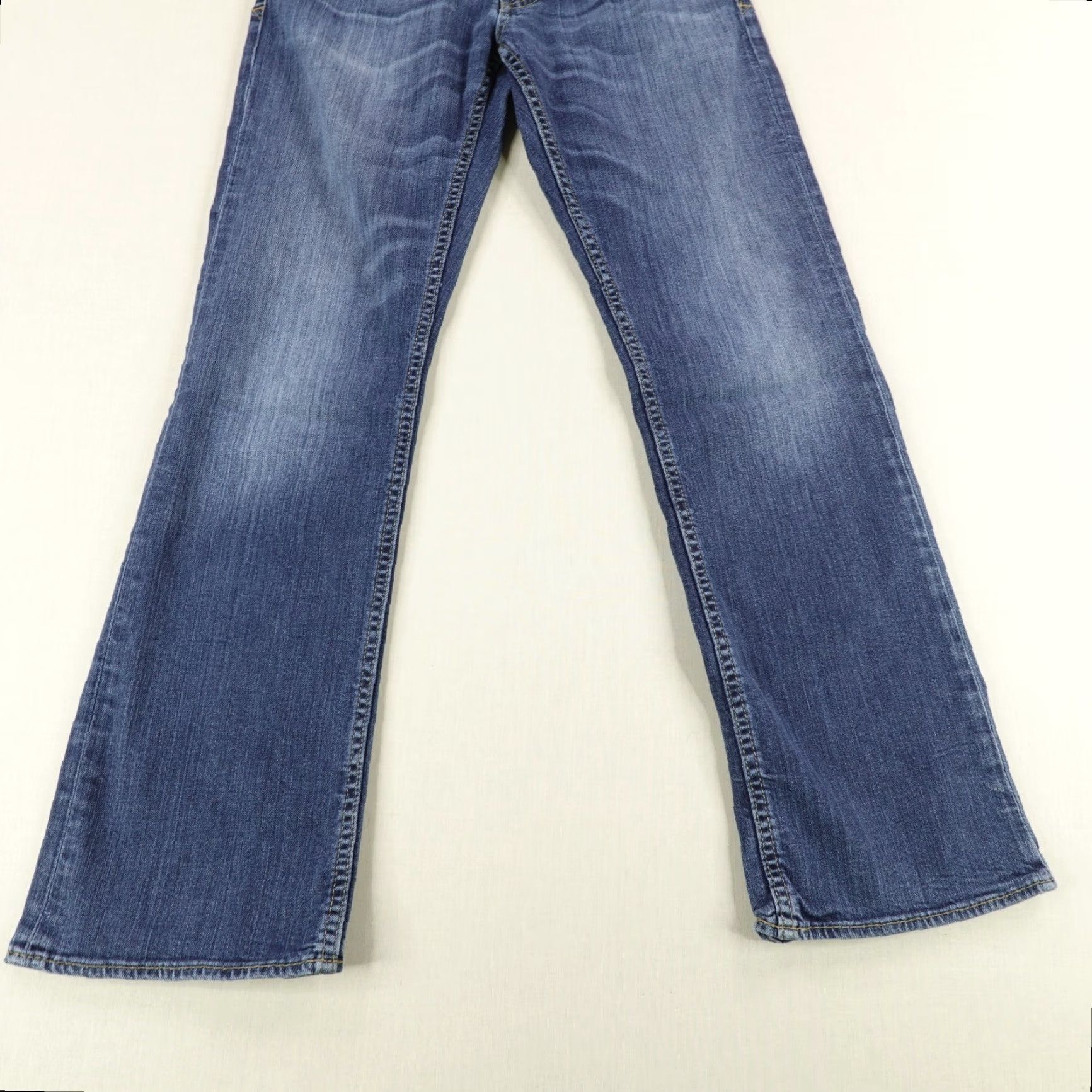 BKE VINTAGE BKE Jeans Men 28S Blue Denim Bootcut Regular Fit Low Rise Stretch Pants Size US 27 - 3 Thumbnail