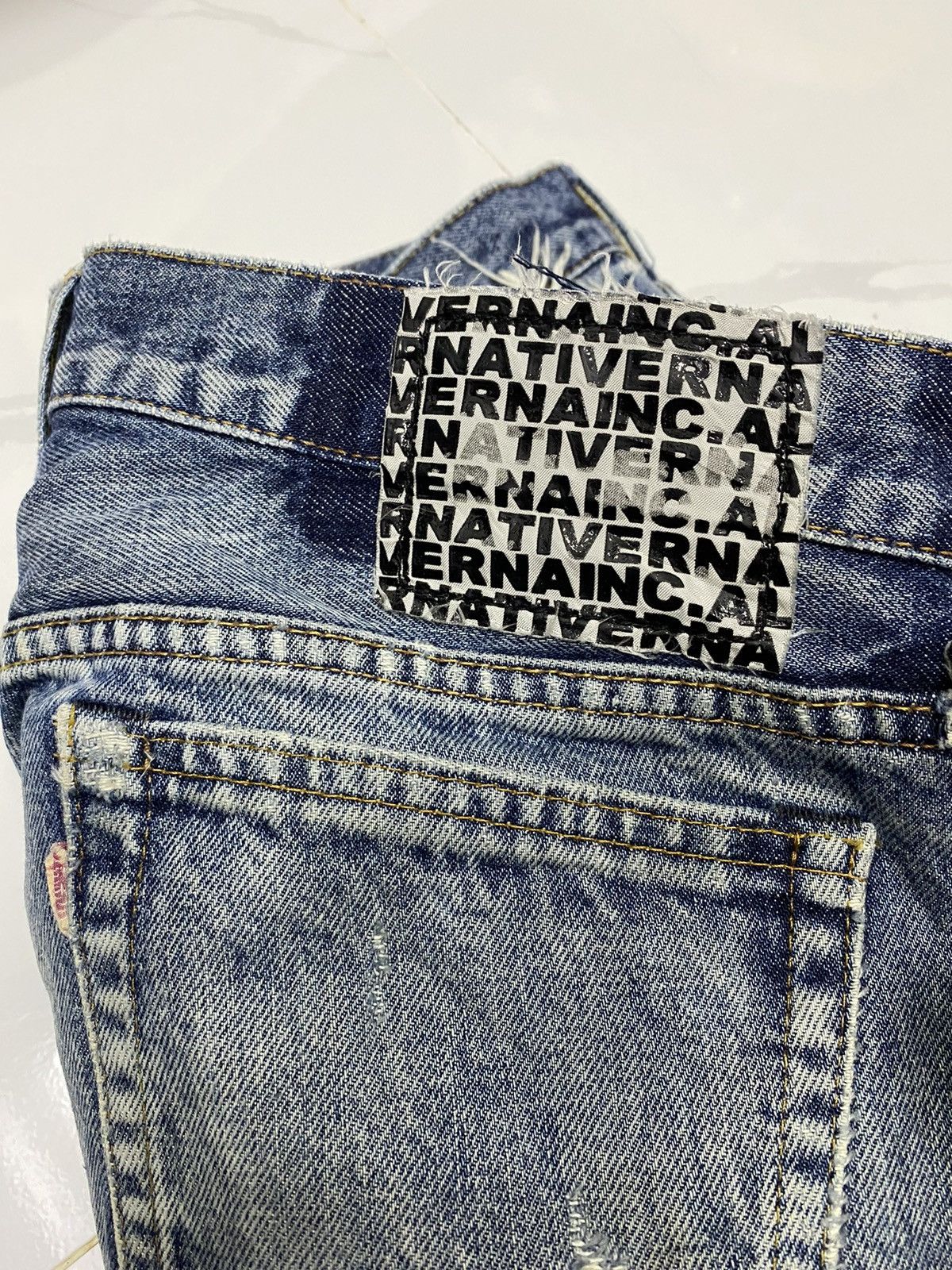 Japanese Brand 🔥RNA JAPANESE DENIM UNDERCOVER STYLE DESIGN JEANS Size US 33 - 7 Thumbnail