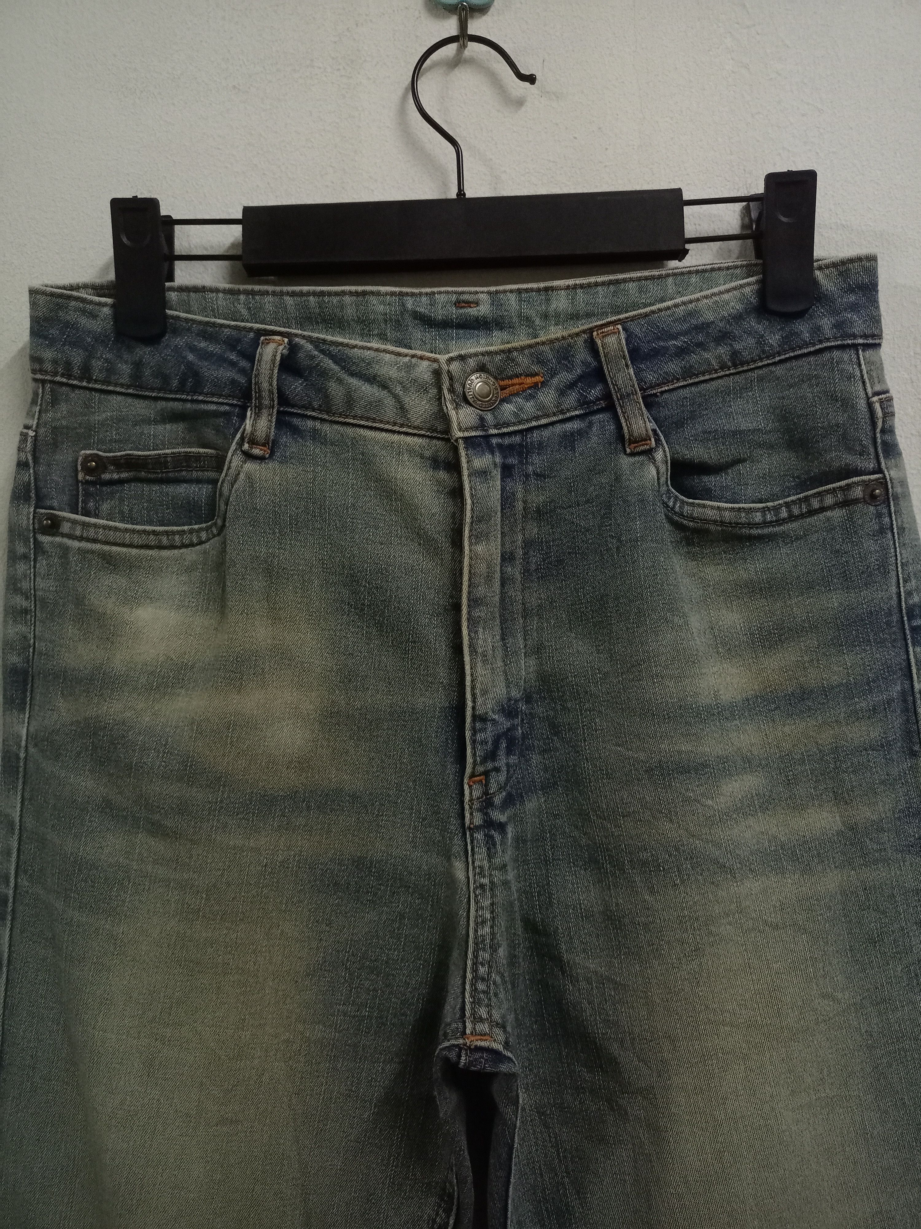 Japanese Brand Vintage Japanese Brand Faded Style Distressed Flare Jeans Size US 28 / EU 44 - 4 Thumbnail