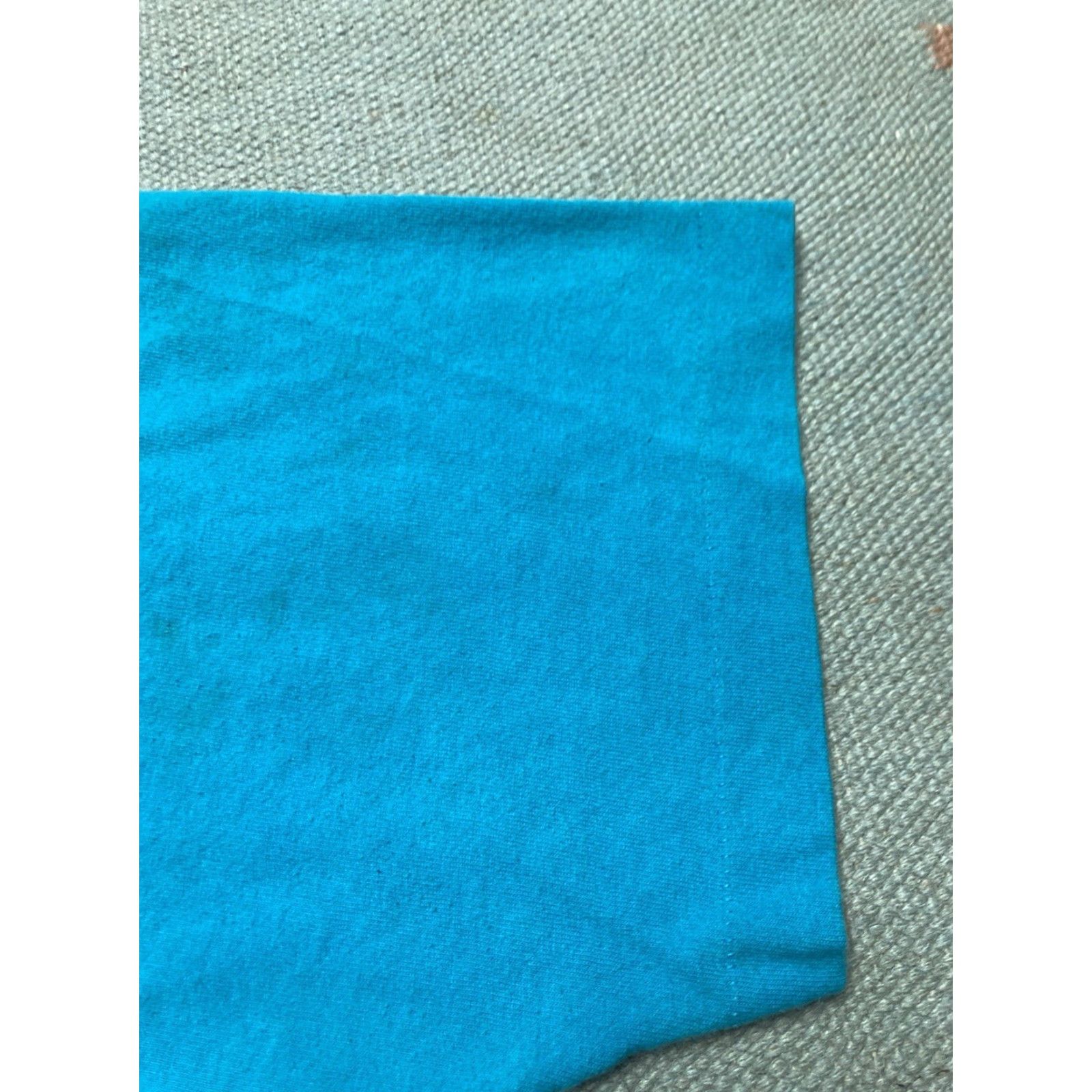 Fruit Of The Loom VINTAGE 90s Fruit of the Loom T-Shirt Men XL Cotton Teal Blue Single Stitch Size US XL / EU 56 / 4 - 4 Thumbnail