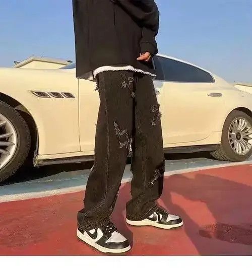 Japanese Brand Men Jeans Loose High Street Vibe Denim Size US 30 / EU 46 - 6 Thumbnail