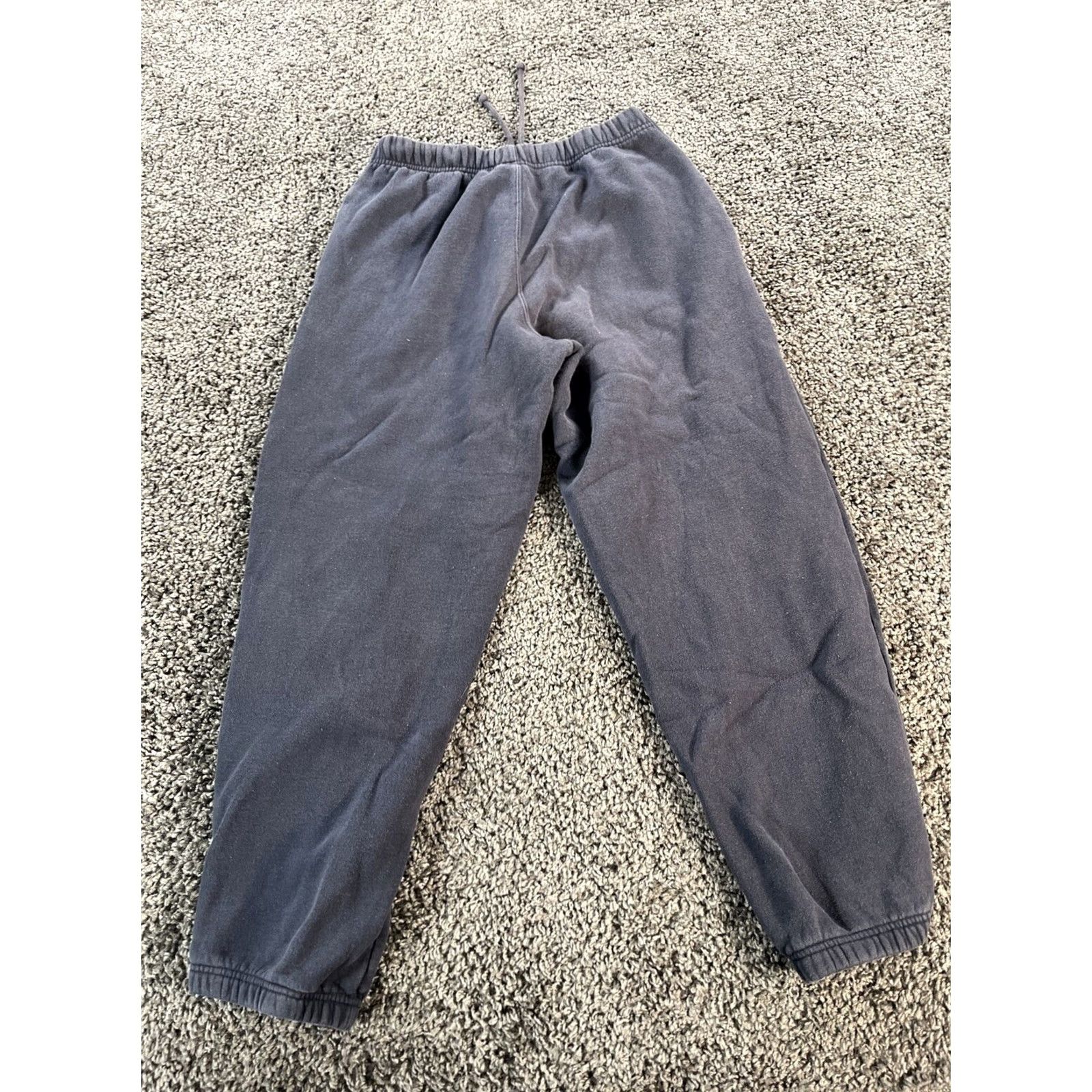 Old Navy VINTAGE Old Navy Sweatpants Mens Small Blue Drawstring Distressed Activewear Pants Casual Baggy Night? Size US 29 - 7 Thumbnail