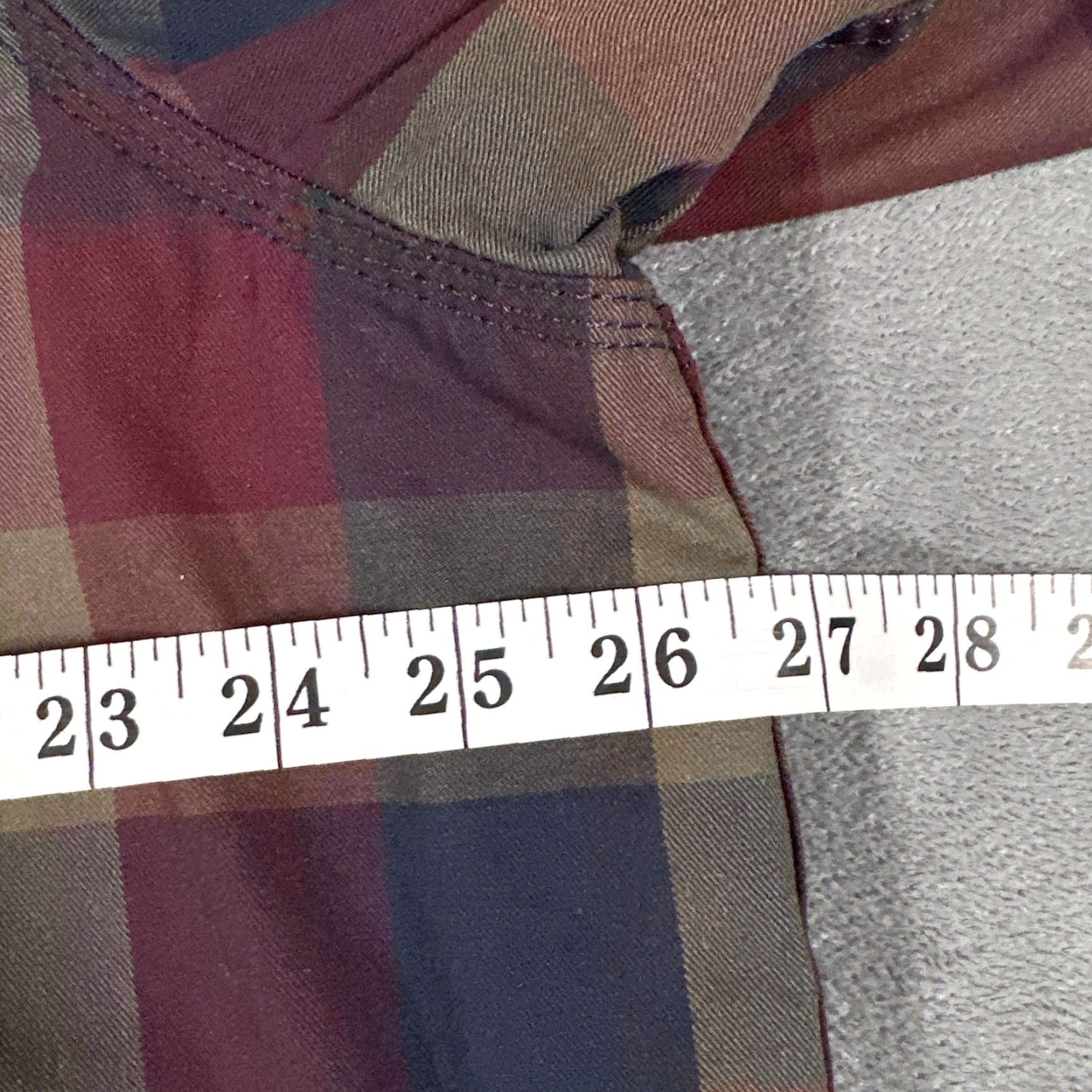 Vintage VINTAGE LL Bean Hurricane Shirt Mens XL Red Blue Plaid Flannel Lined Cotton Canvas Chore Size US XL / EU 56 / 4 - 6 Thumbnail