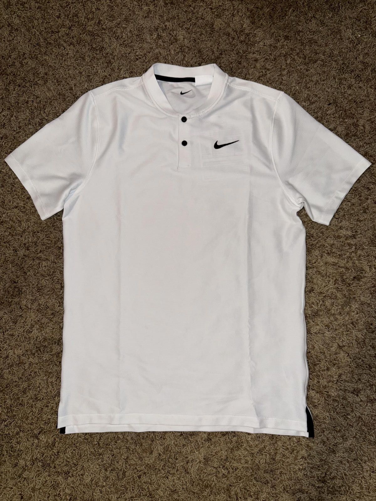 Nike Nike Men’s Golf Jacquard Dri-Fit Polo Shirt Sample Rory McIlroy Custom Athlete Size US M / EU 48-50 / 2 - 1 Thumbnail