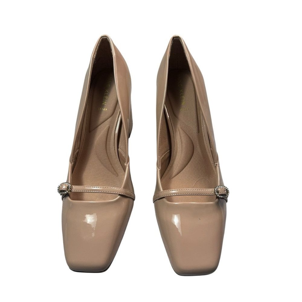 Anne Klein New Anne Klein Lexington Slingback Heel Shoes In Natural Pa Size US 10 / IT 40 - 9 Thumbnail