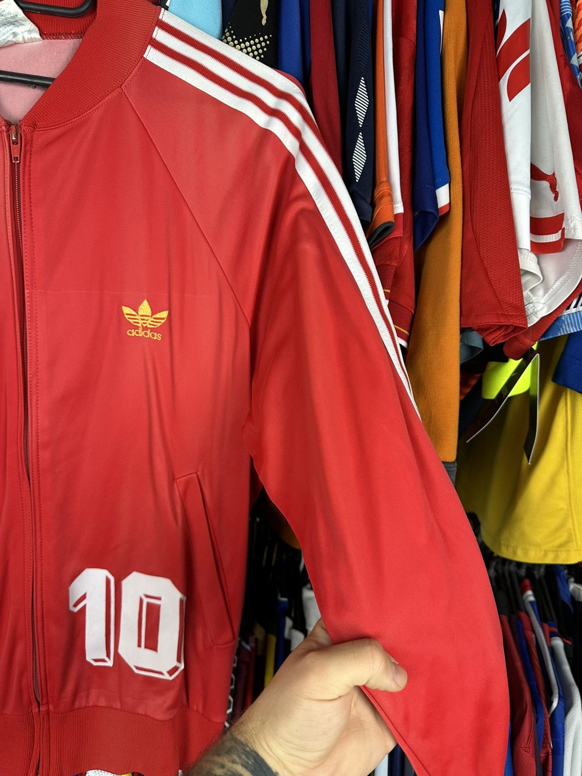 Adidas Vintage 70s Adidas Ventex HC Lugano Switzerland Track top Size US L / EU 52-54 / 3 - 8 Thumbnail